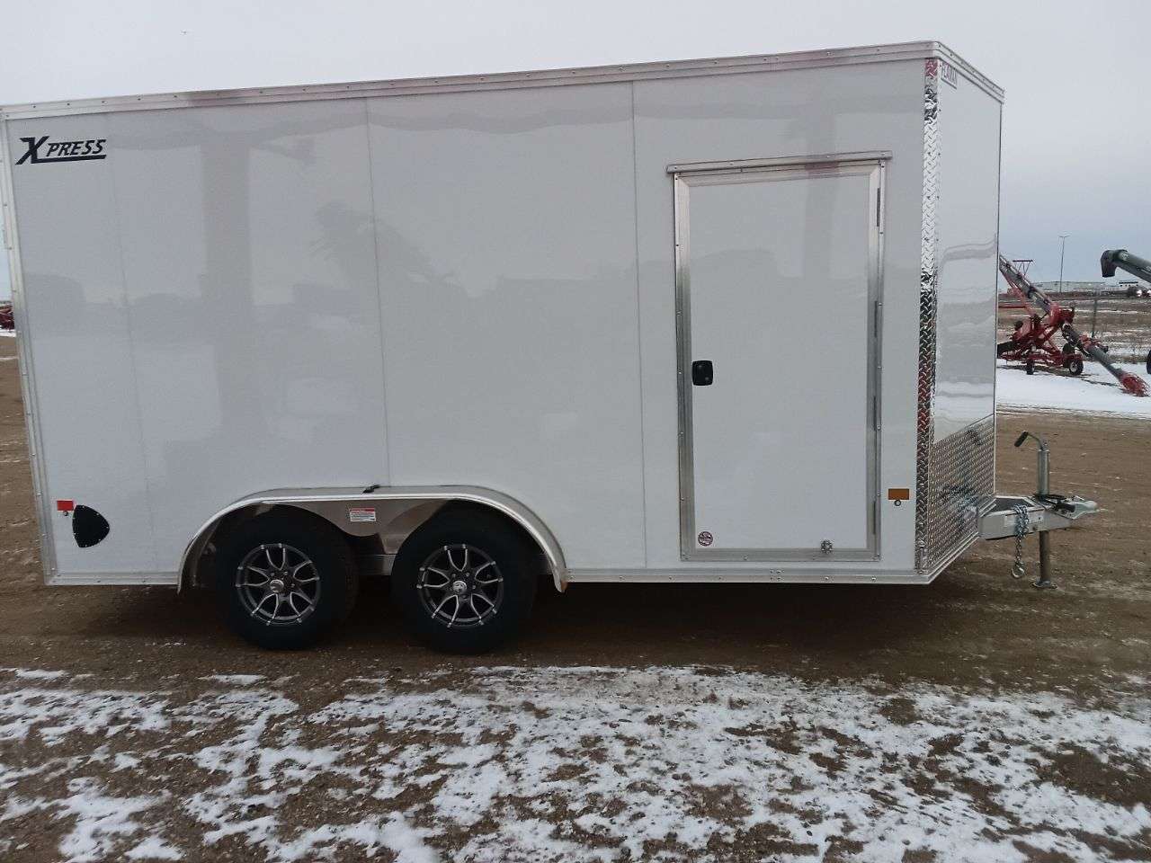 ALCOM 7'6" x 14' + V-Nose Cargo Trailer