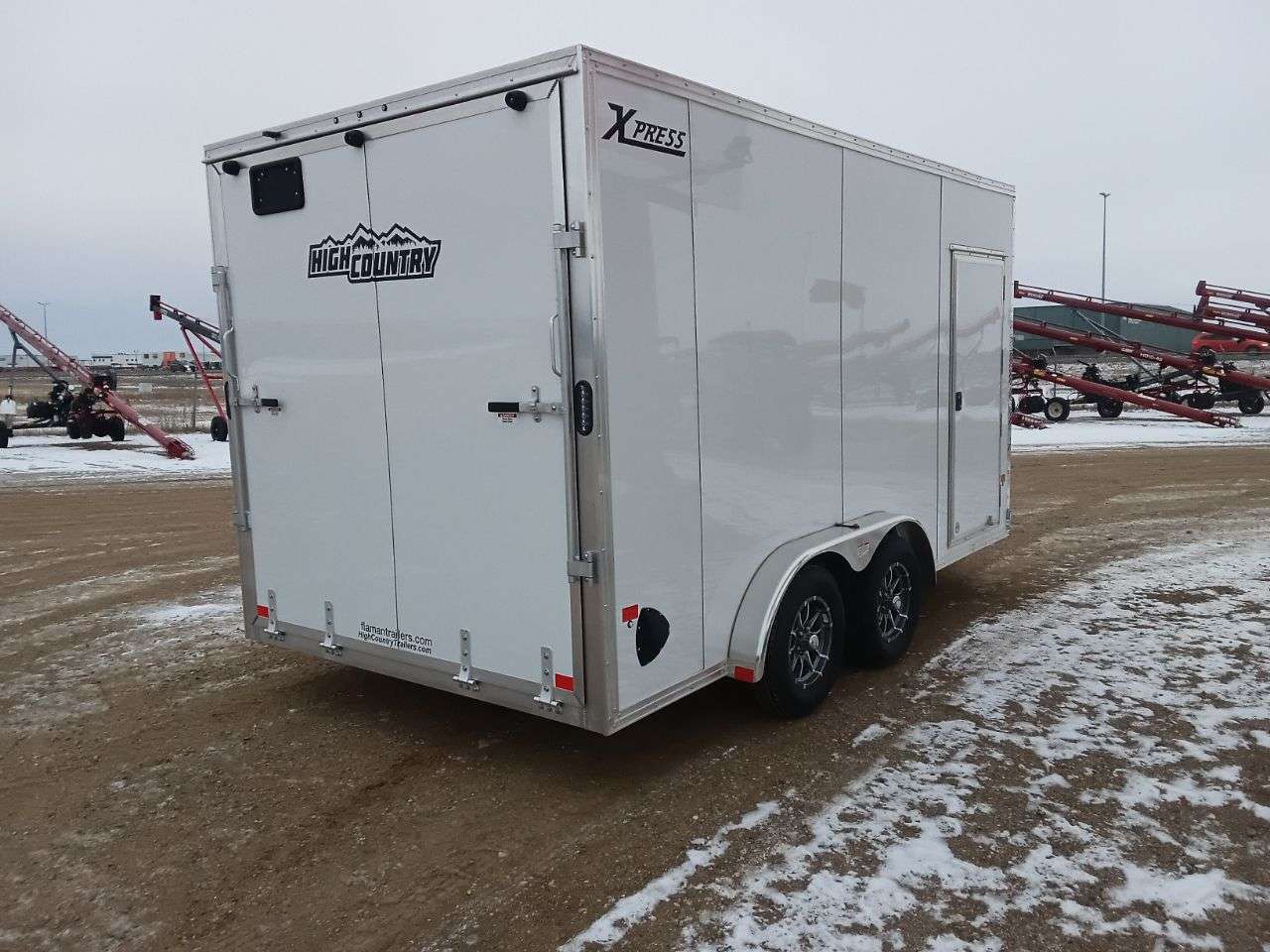 ALCOM 7'6" x 14' + V-Nose Cargo Trailer