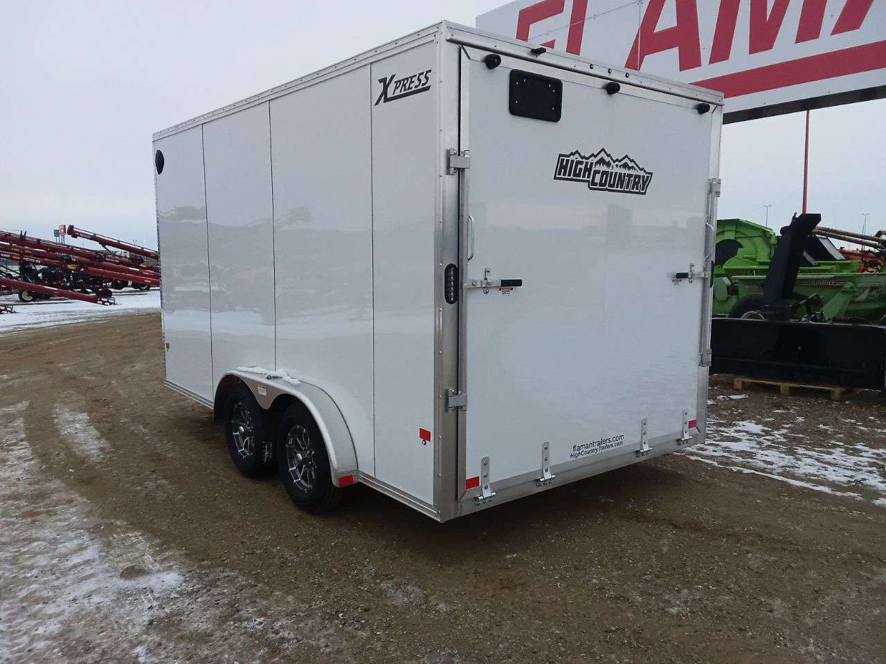 ALCOM 7'6" x 14' + V-Nose Cargo Trailer