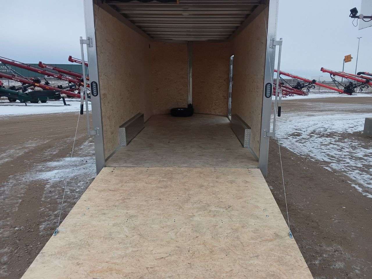 ALCOM 7'6" x 16' + V-Nose Cargo Trailer