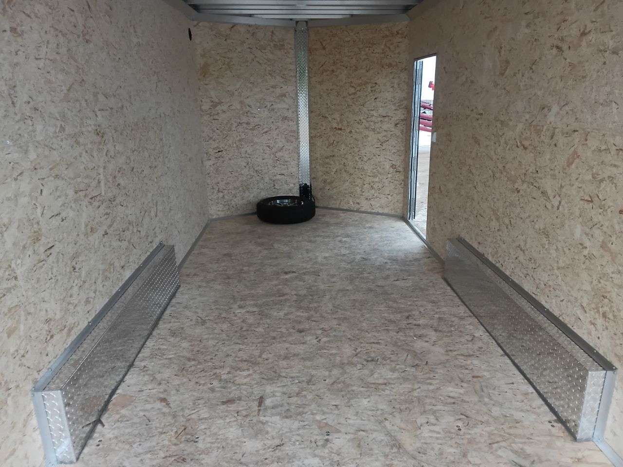 ALCOM 7'6" x 16' + V-Nose Cargo Trailer