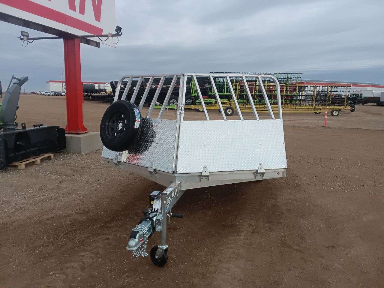 Aluma 101.25" x 12' Toy Hauler Trailer