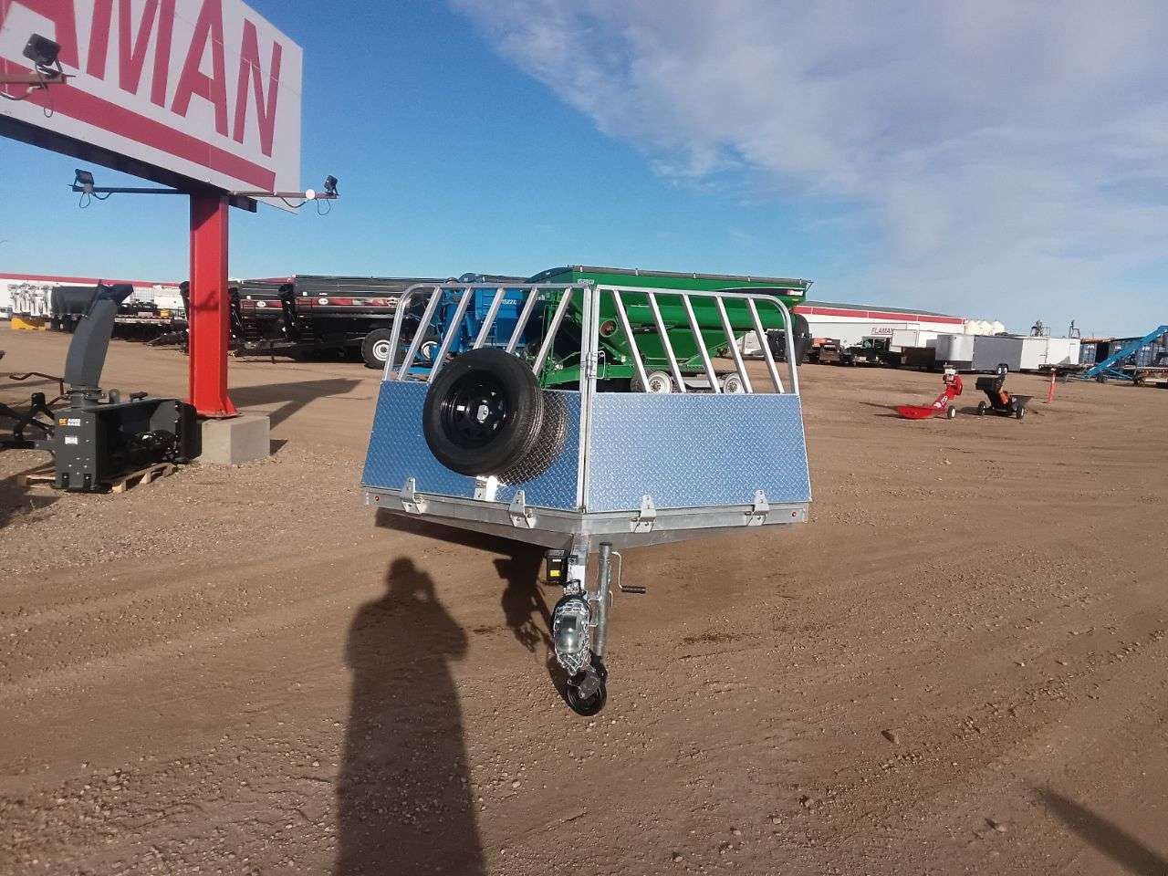 Aluma 101.25" x 16' Toy Hauler Trailer