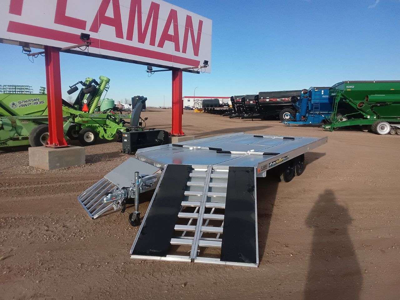 Aluma 101.25" x 16' Toy Hauler Trailer