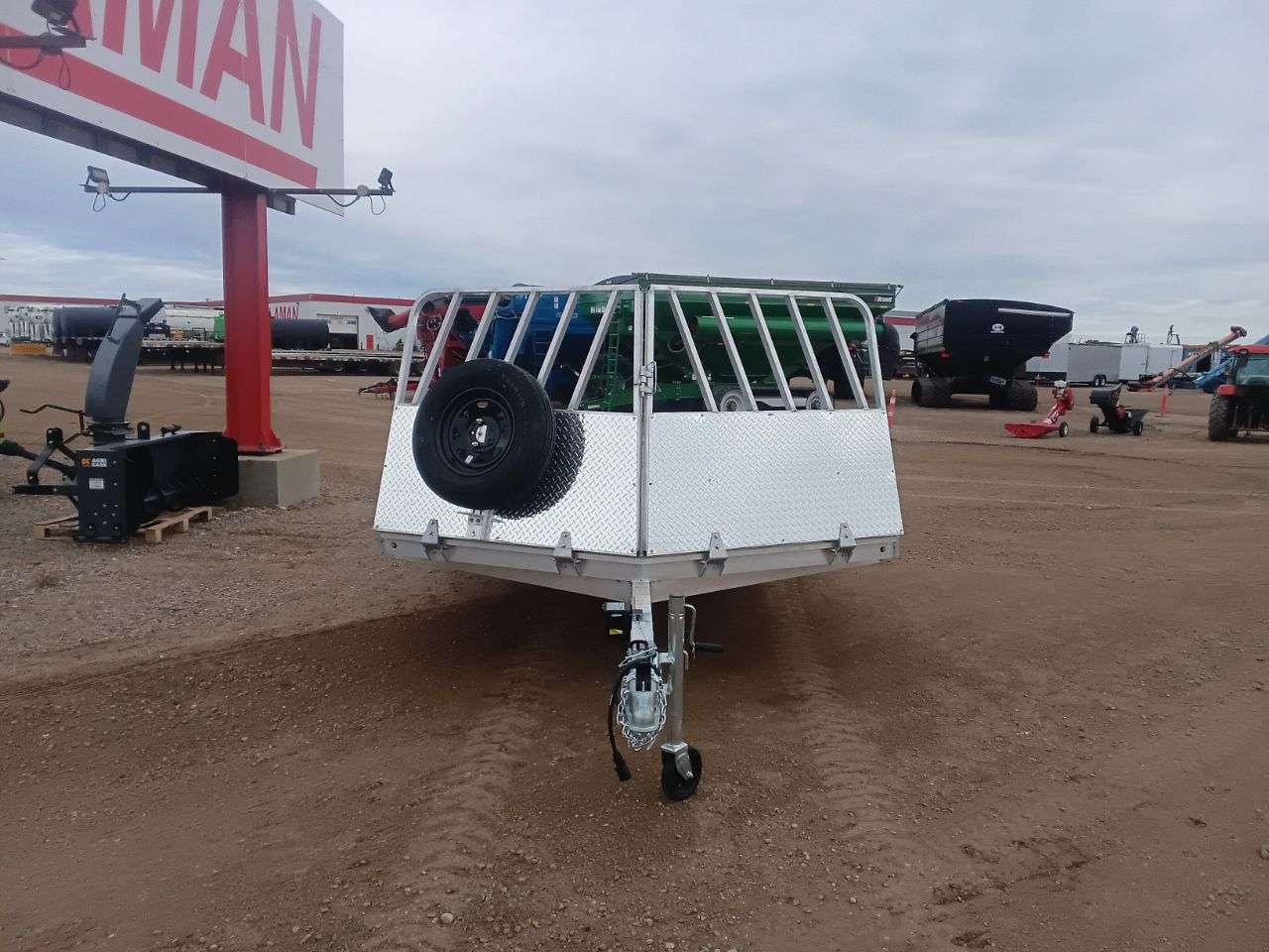 Aluma 101.25" x 16' Toy Hauler Trailer