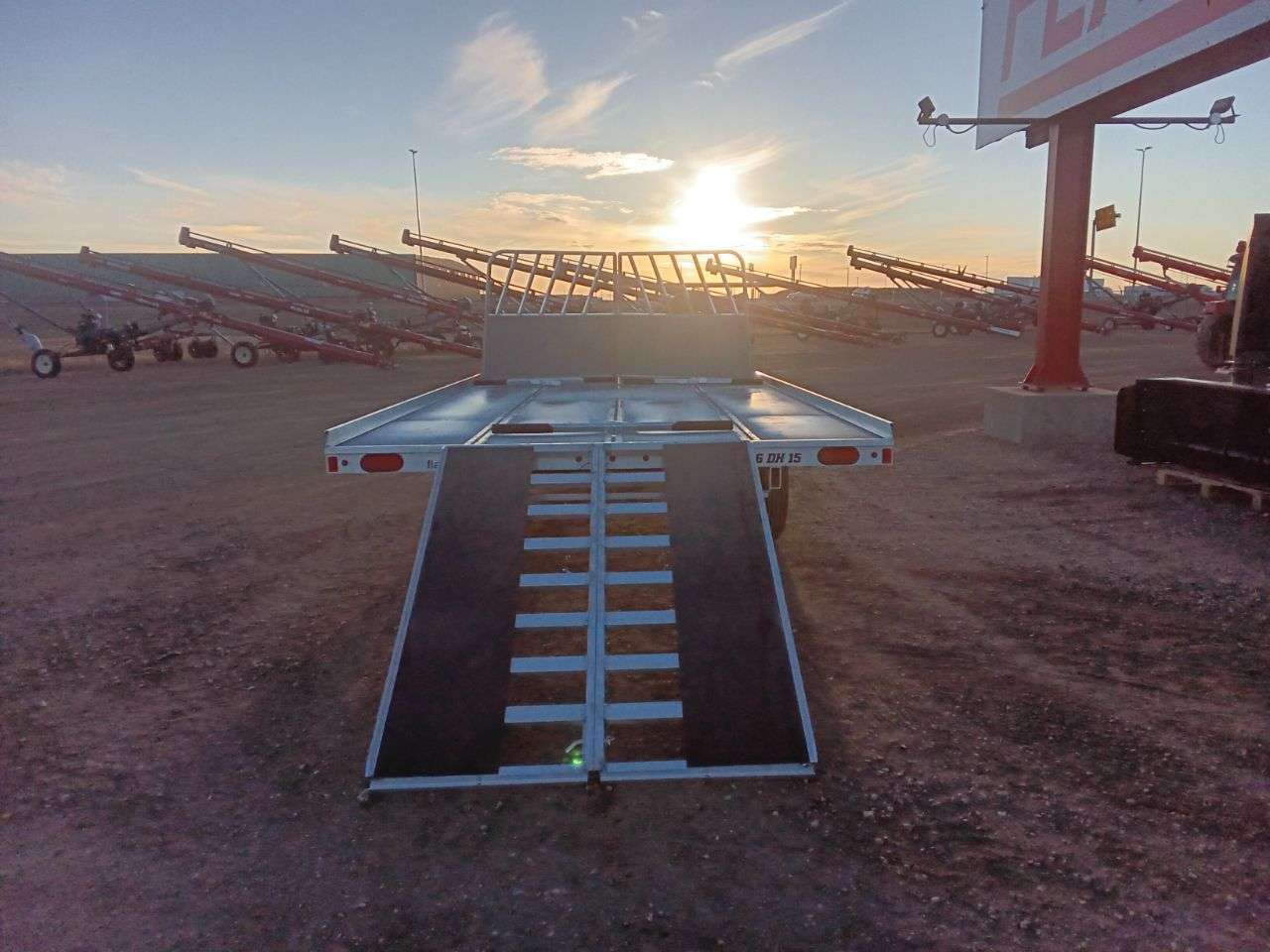 Aluma 101.25" x 16' Toy Hauler Trailer