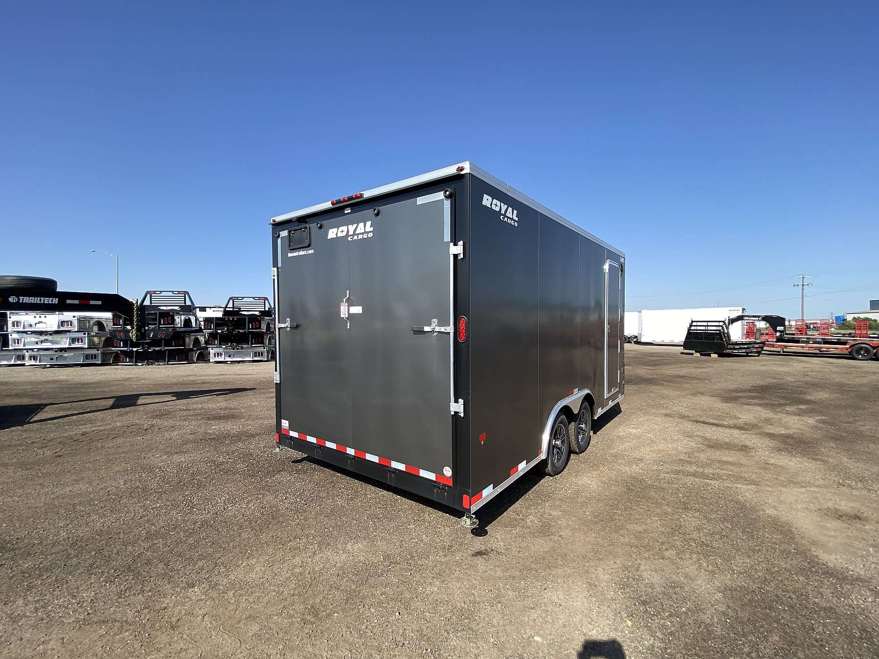 *Clearance* 2024 Royal 8'x16' + 4' Enclosed Sled Trailer