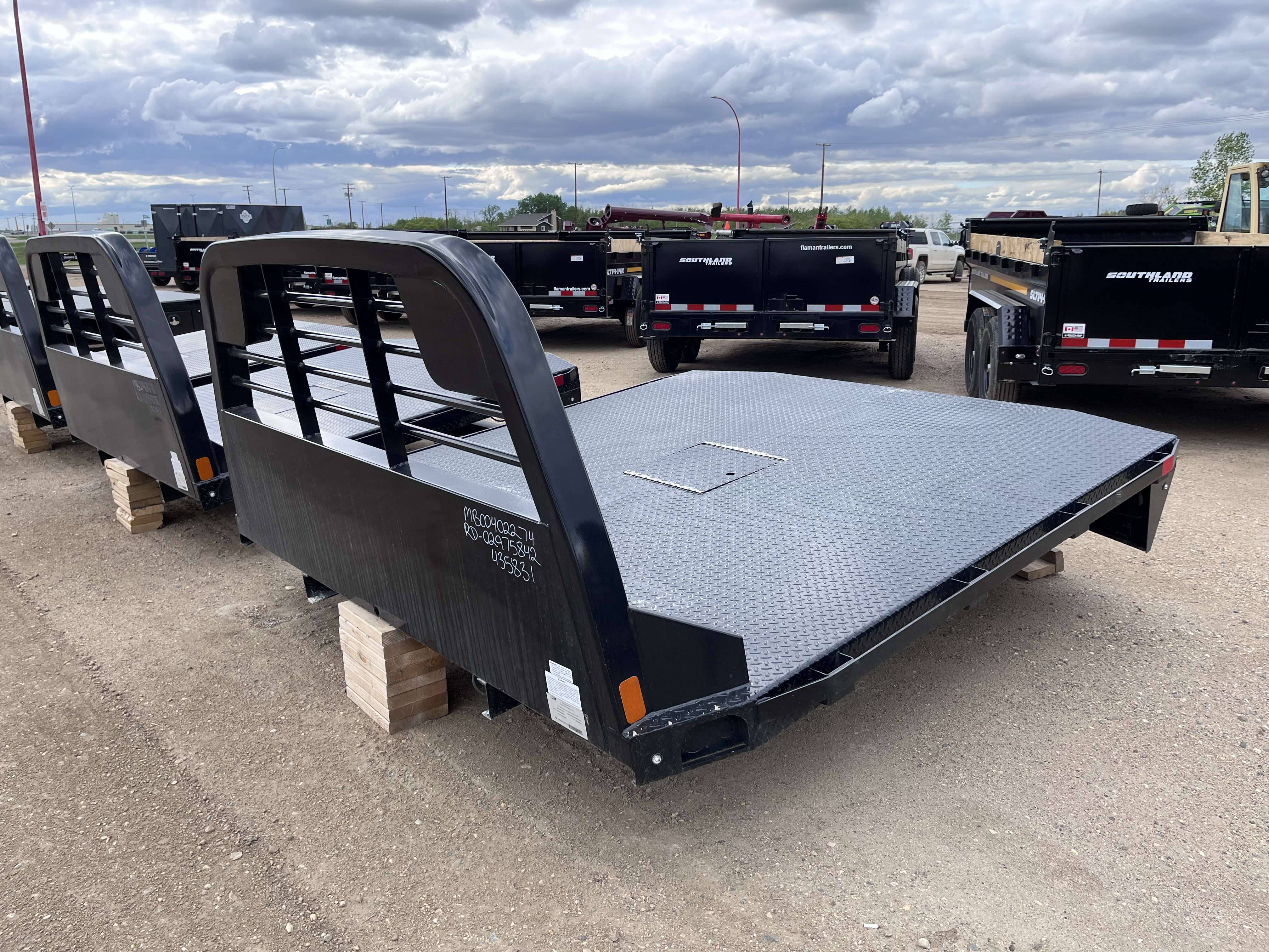 CM Truck Beds RD 8'6" Steel Flat Deck Body