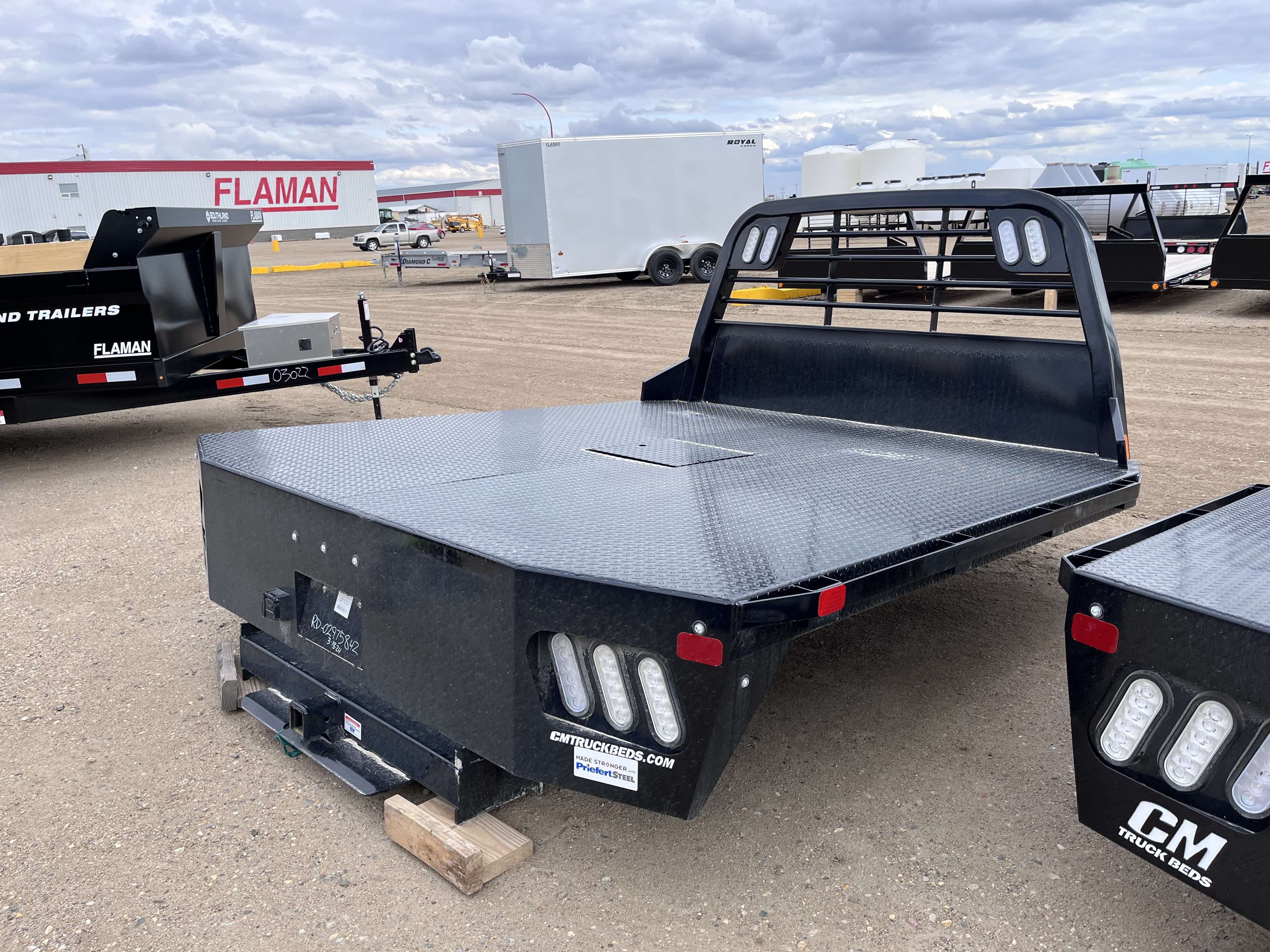 CM Truck Beds RD 8'6" Steel Flat Deck Body