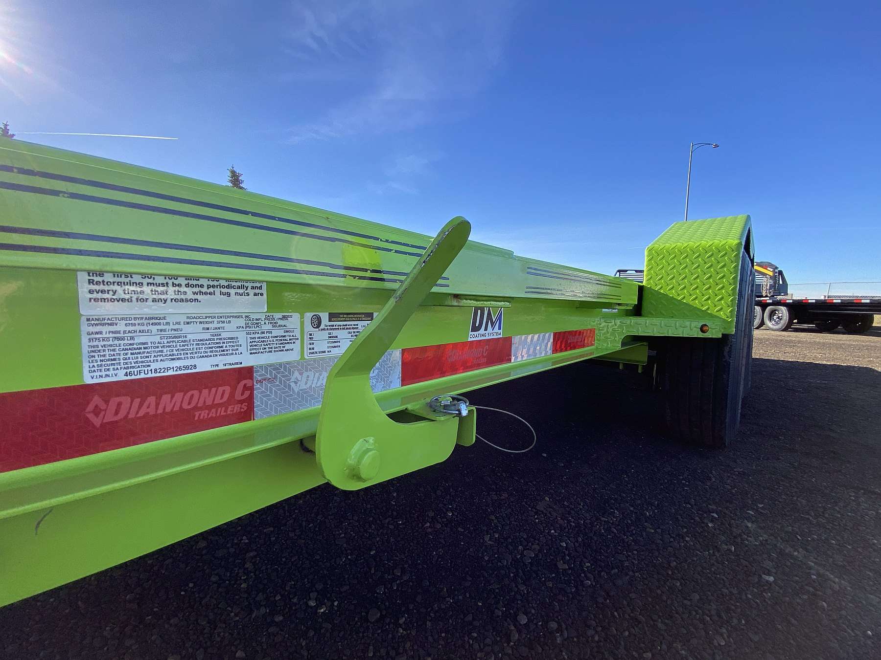 Demo 2023 Diamond C HDT207- 18' Tilt Deck Trailer