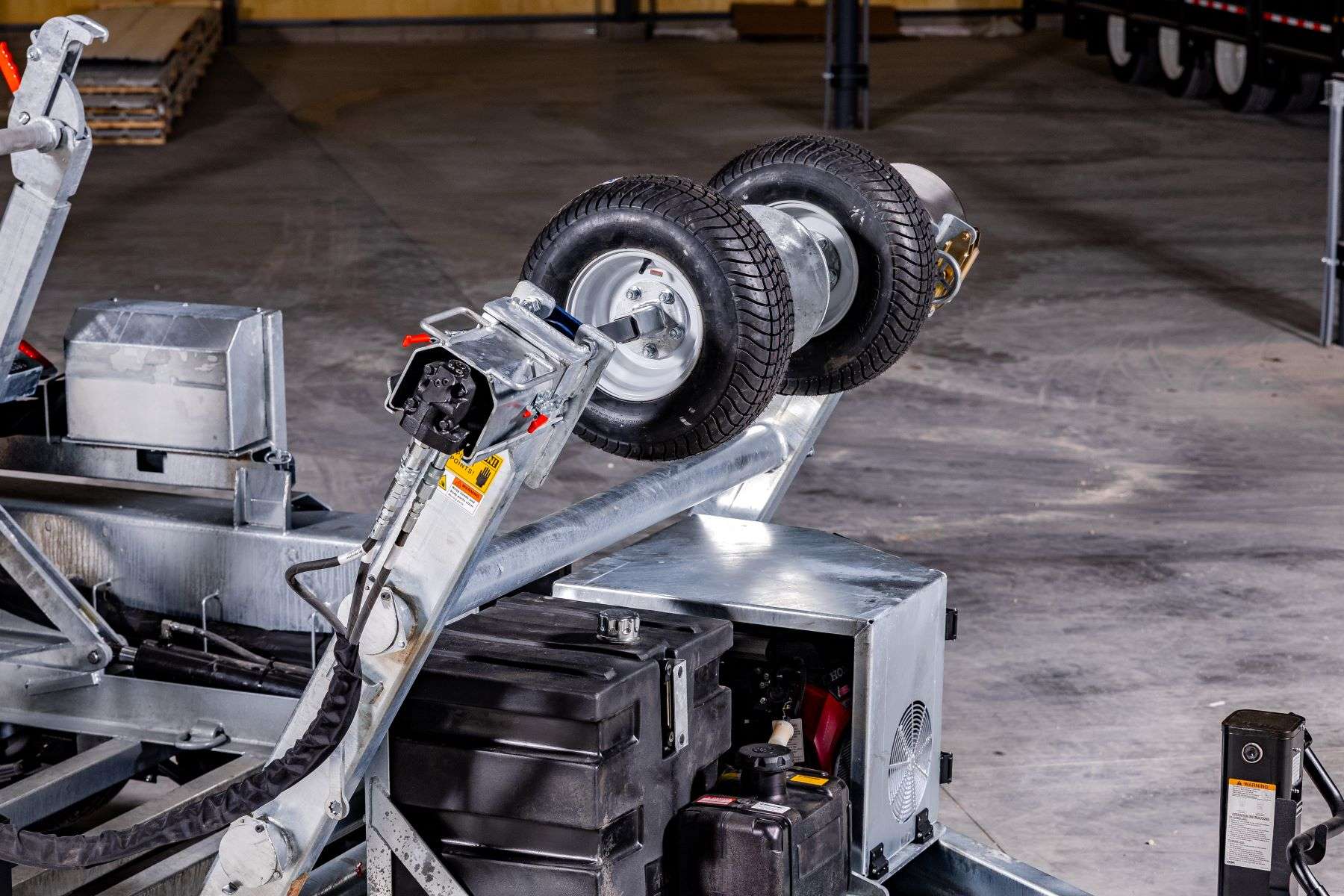 New 2026 Behnke RT1400E Hyd. Reel - Figure 8 Cable Trailer