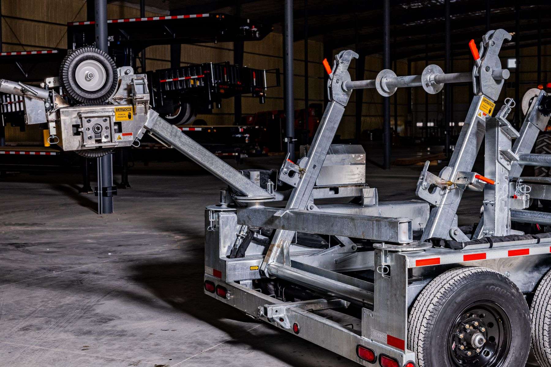 New 2026 Behnke RT1400E Hyd. Reel - Figure 8 Cable Trailer