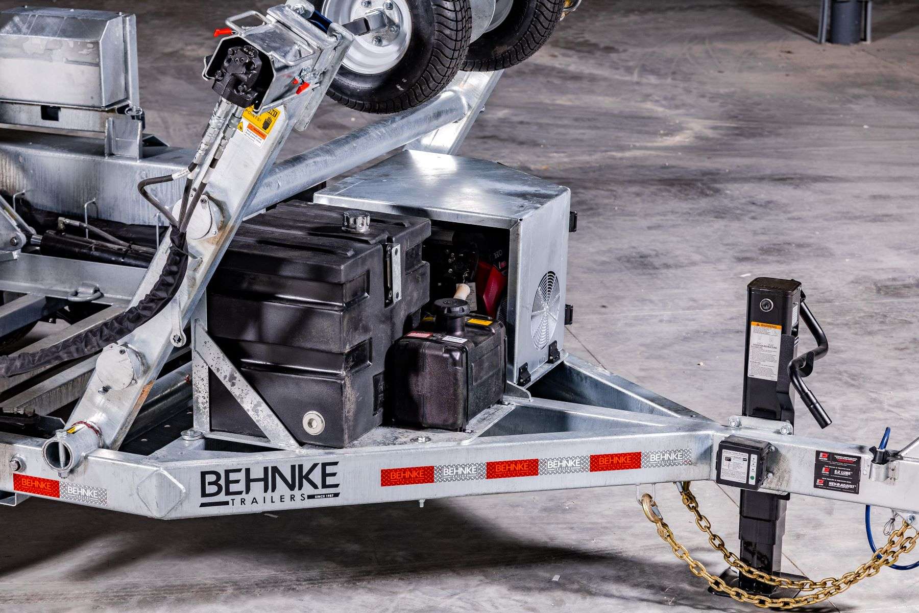 New 2026 Behnke RT1400E Hyd. Reel - Figure 8 Cable Trailer