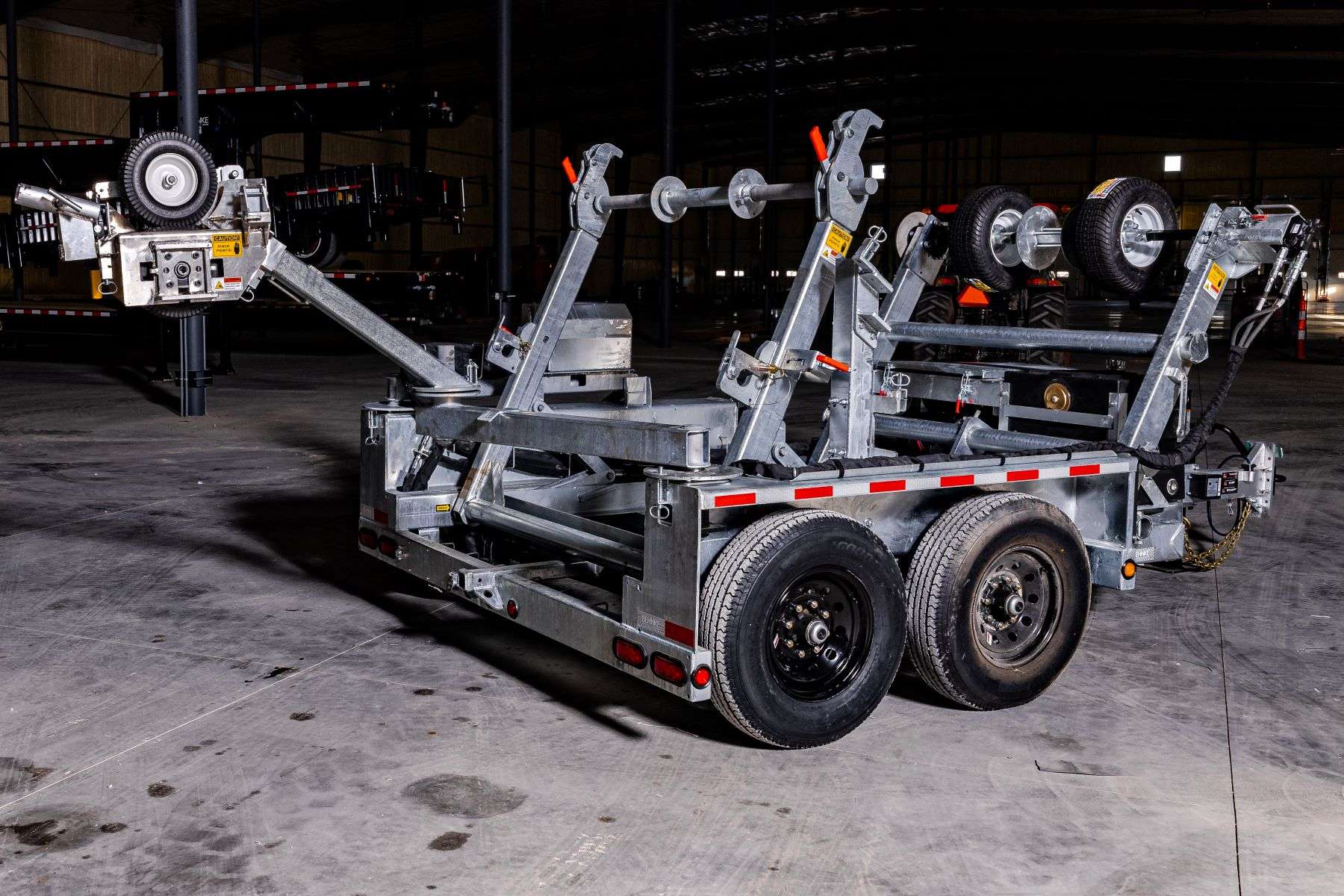 New 2026 Behnke RT1400E Hyd. Reel - Figure 8 Cable Trailer