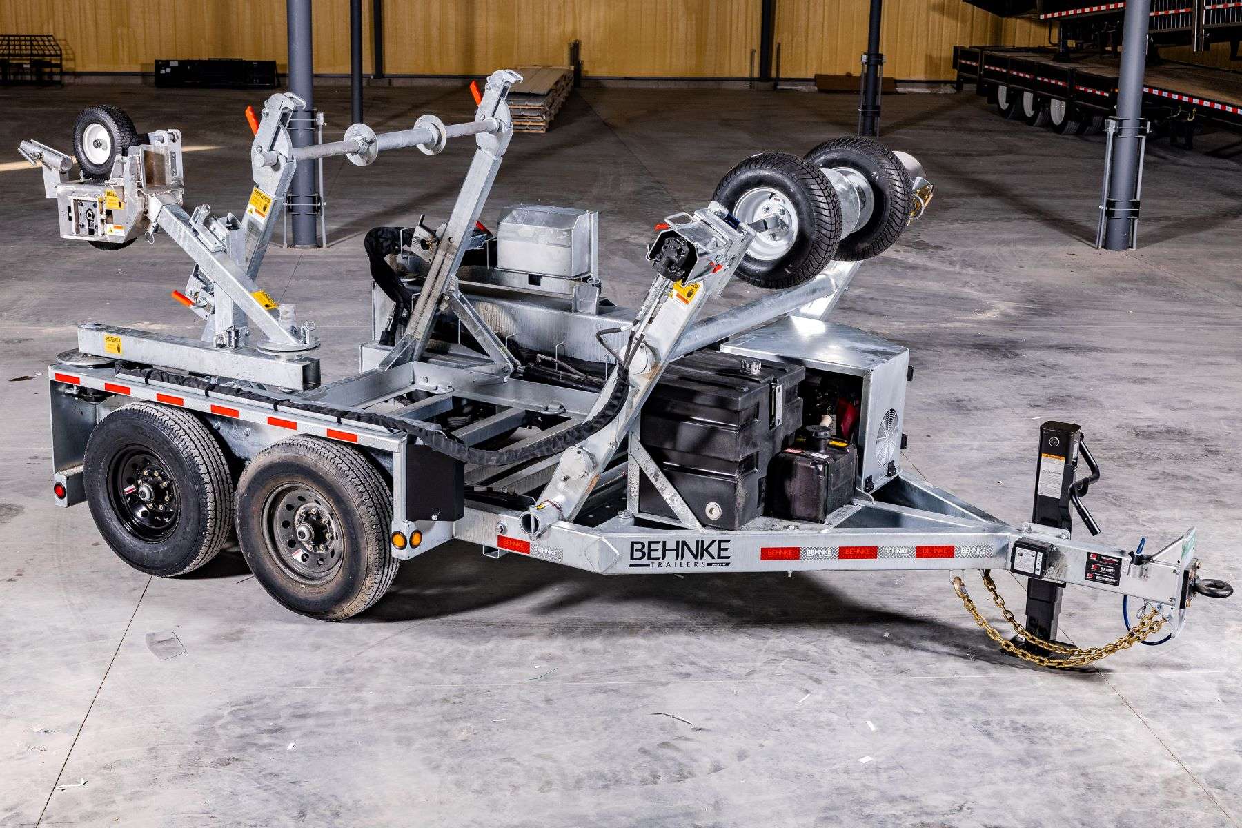 New 2026 Behnke RT1400E Hyd. Reel - Figure 8 Cable Trailer