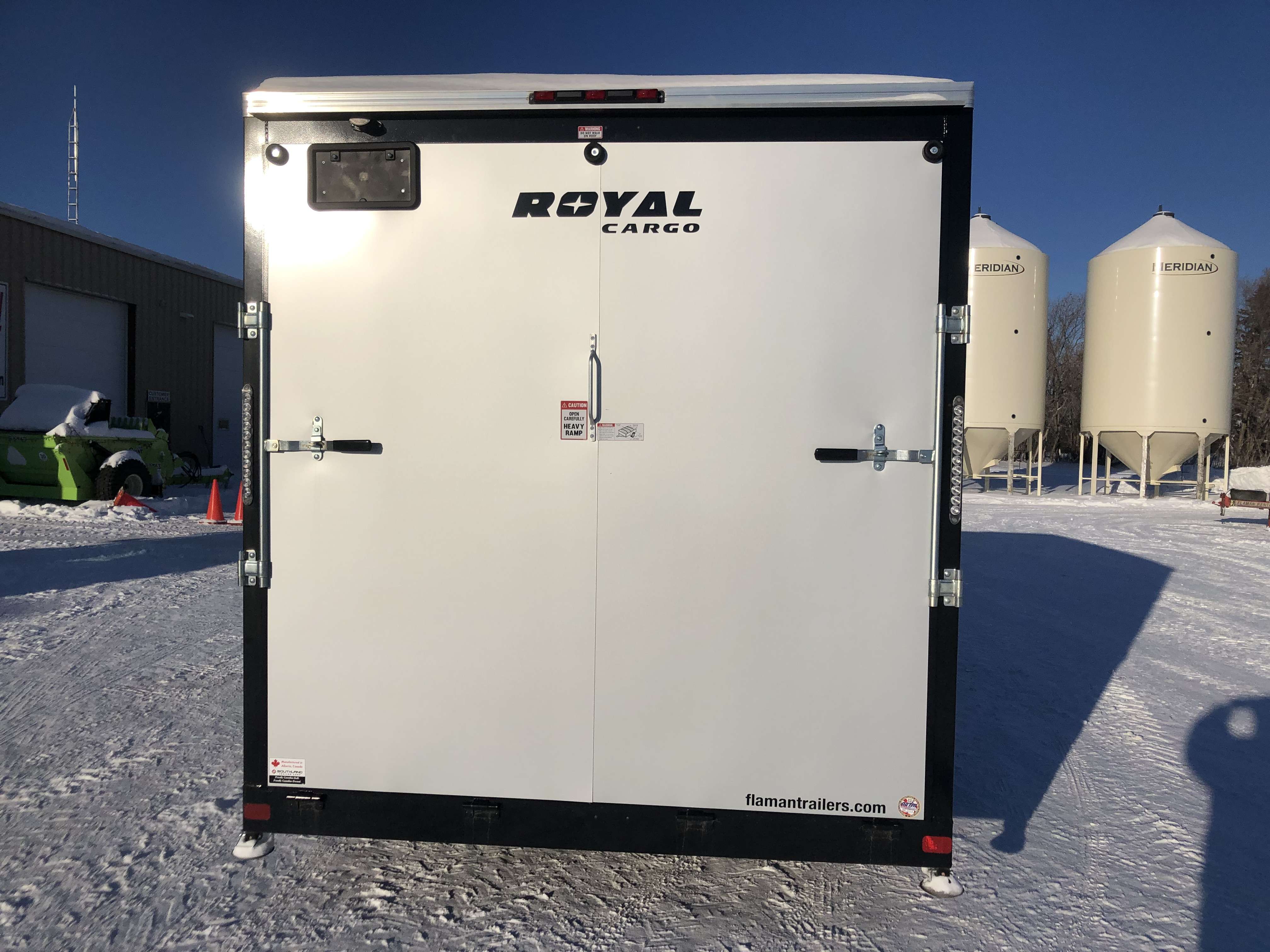 Royal 7.5' x 20' V-Nose Enclosed Cargo Trailer - Ramp Door