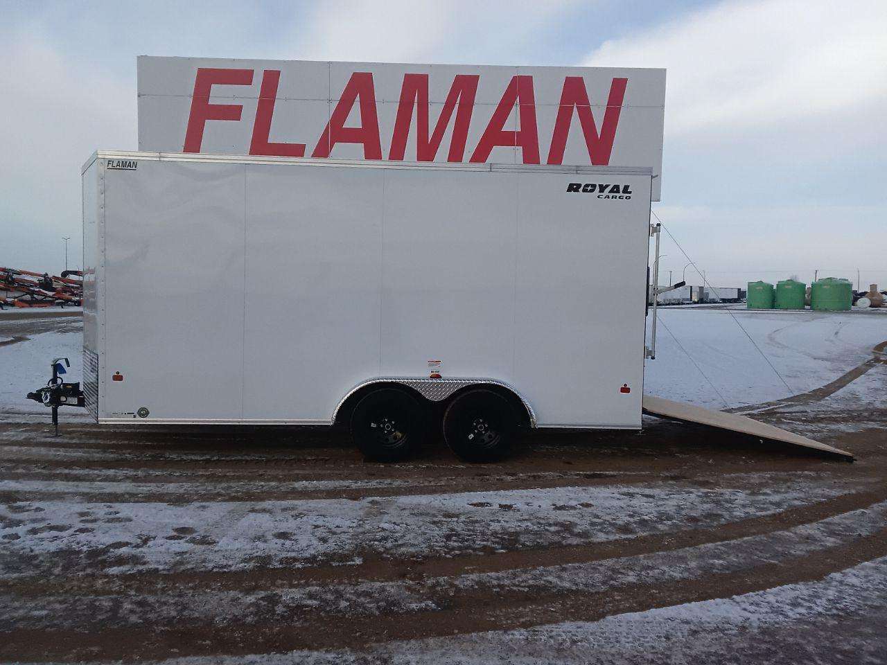 Royal Cargo 7'6" x 16' + V-Nose Cargo Trailer