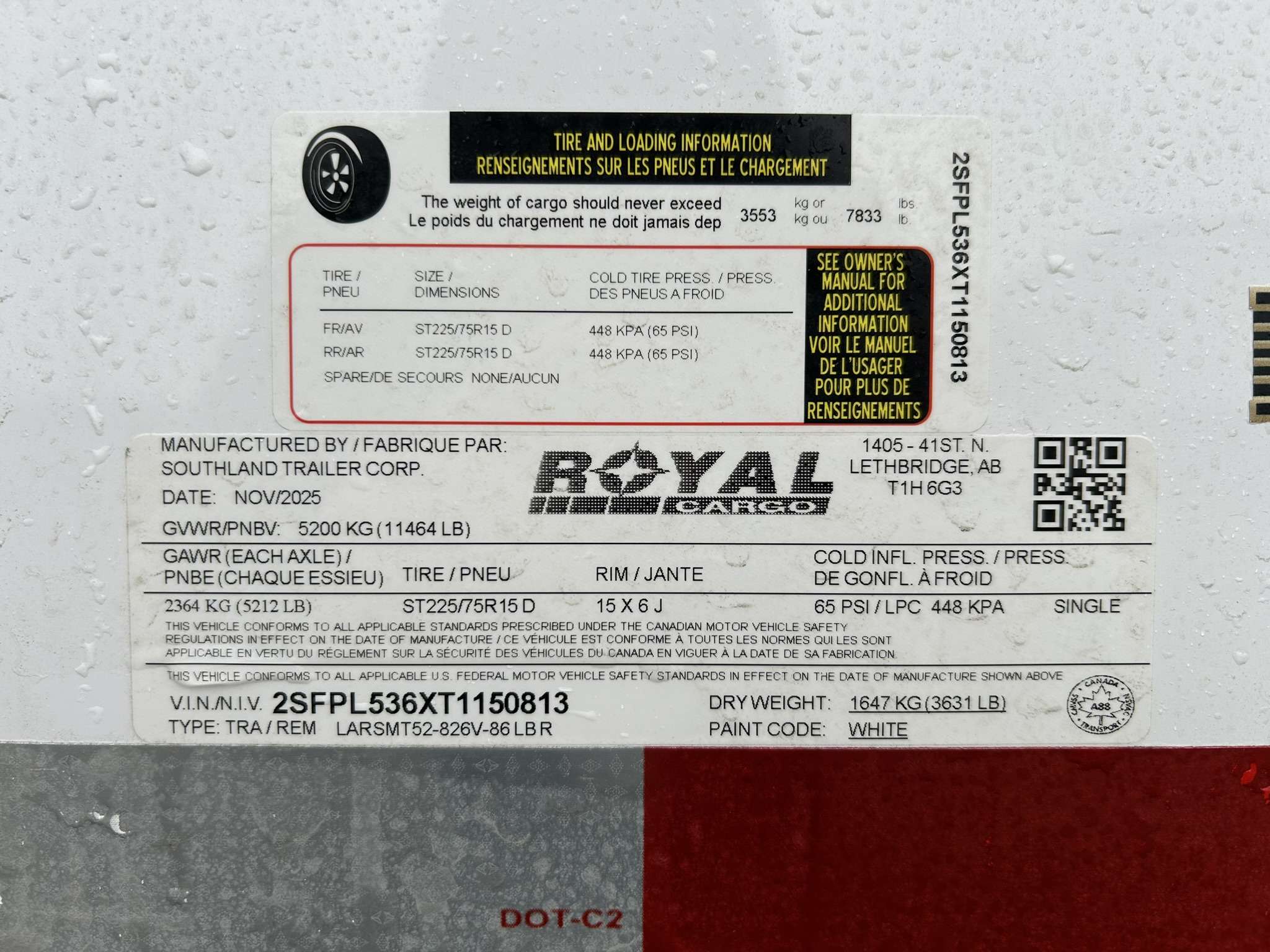 Royal Cargo 8'6" x 22' + V-Nose Toy Hauler Trailer