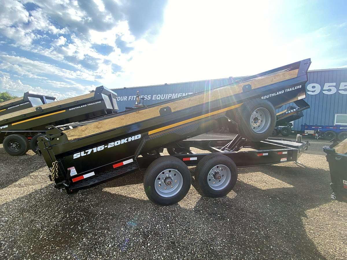 *Seasonal Clearance* 2024 Southland 16'-20KHD Dump Trailer