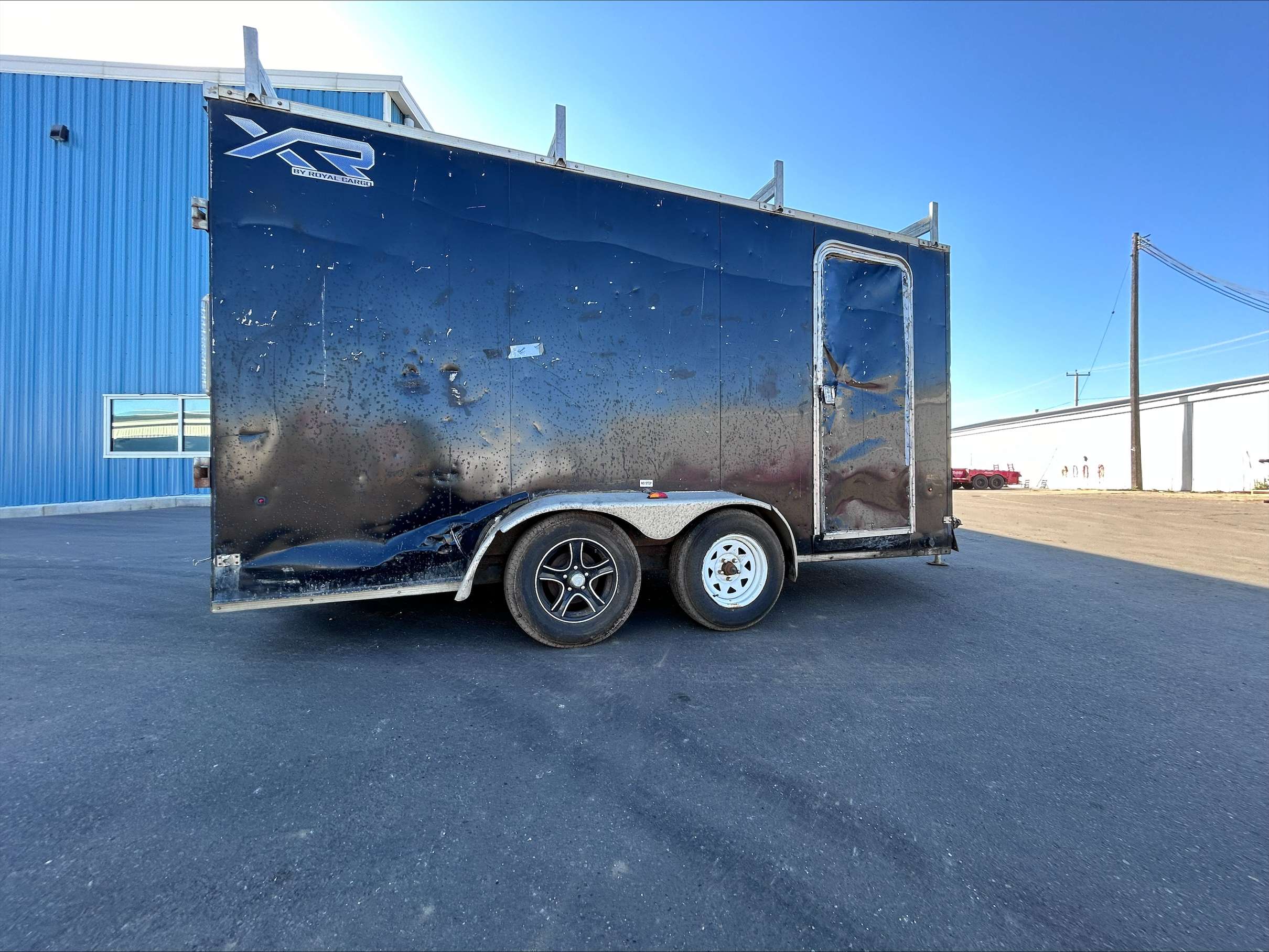 *Seasonal Clearout* Used 2018 Royal 7'x16' Enclosed Trailer