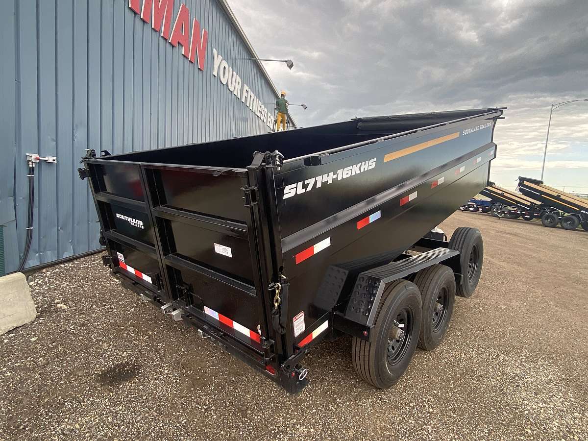 Southland 14' High Side Dump Trailer