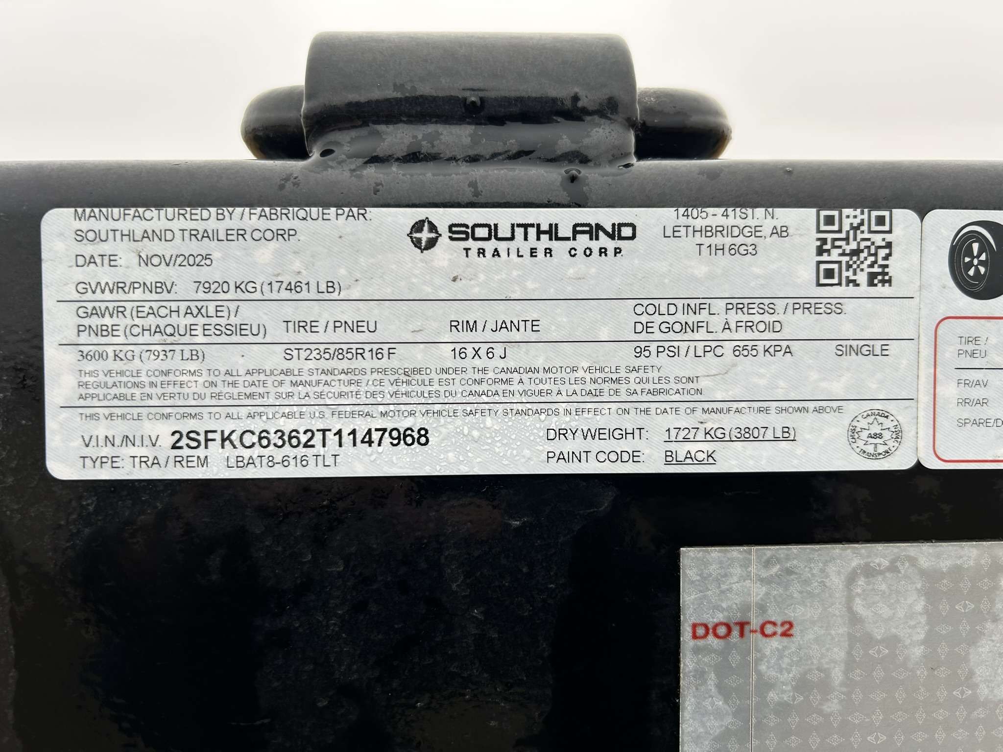 Southland 8'6" x 22' Partial Tilt Trailer