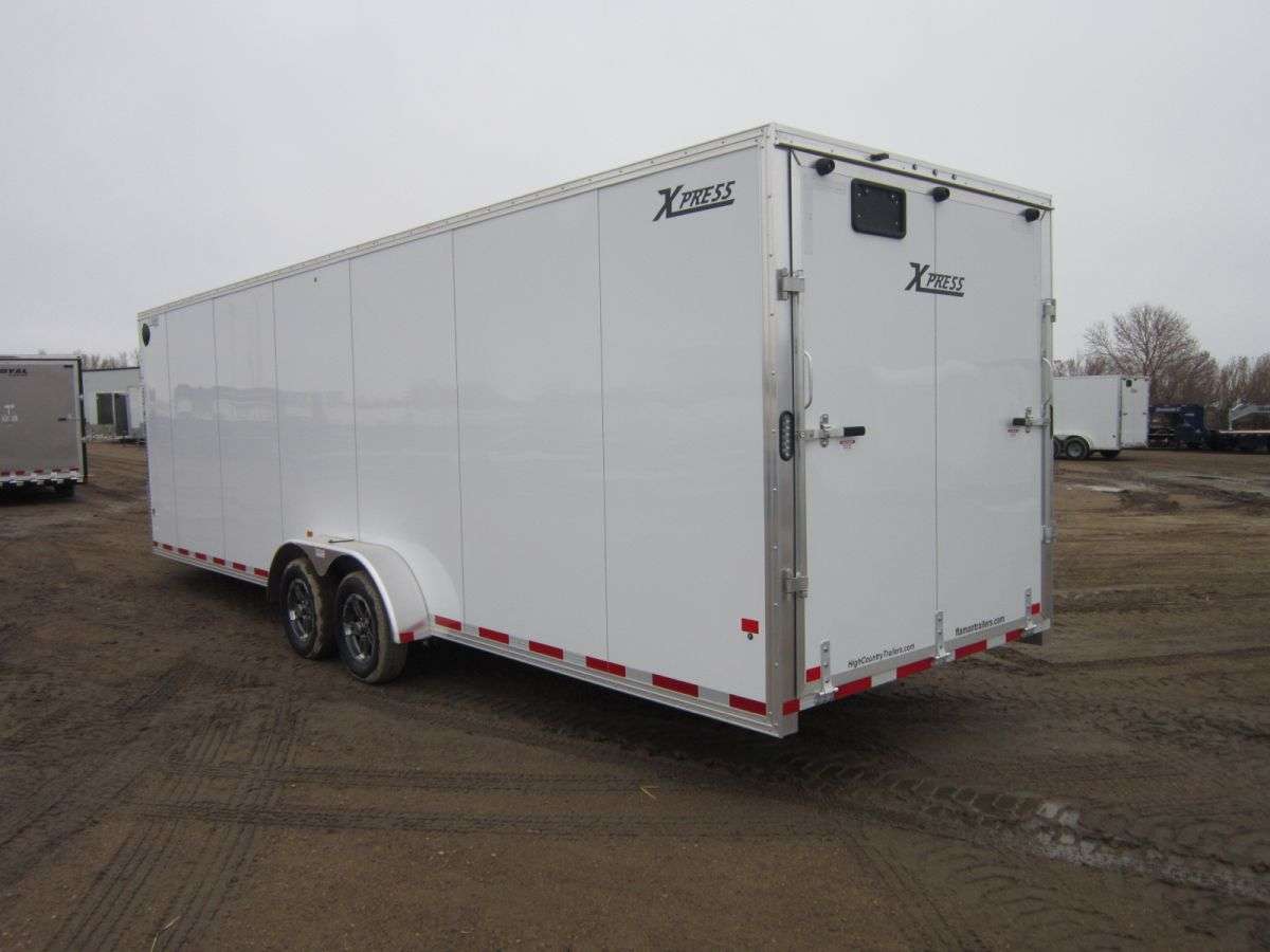 Spring Clear Out - Alcom 7' x 26' Enclosed Snow Trailer