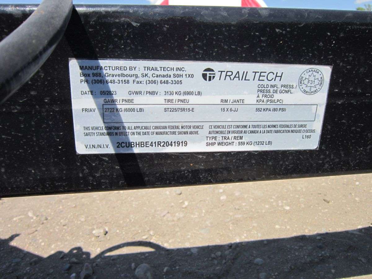 Trailtech L160 Full Tilt 14' Utility Trailer