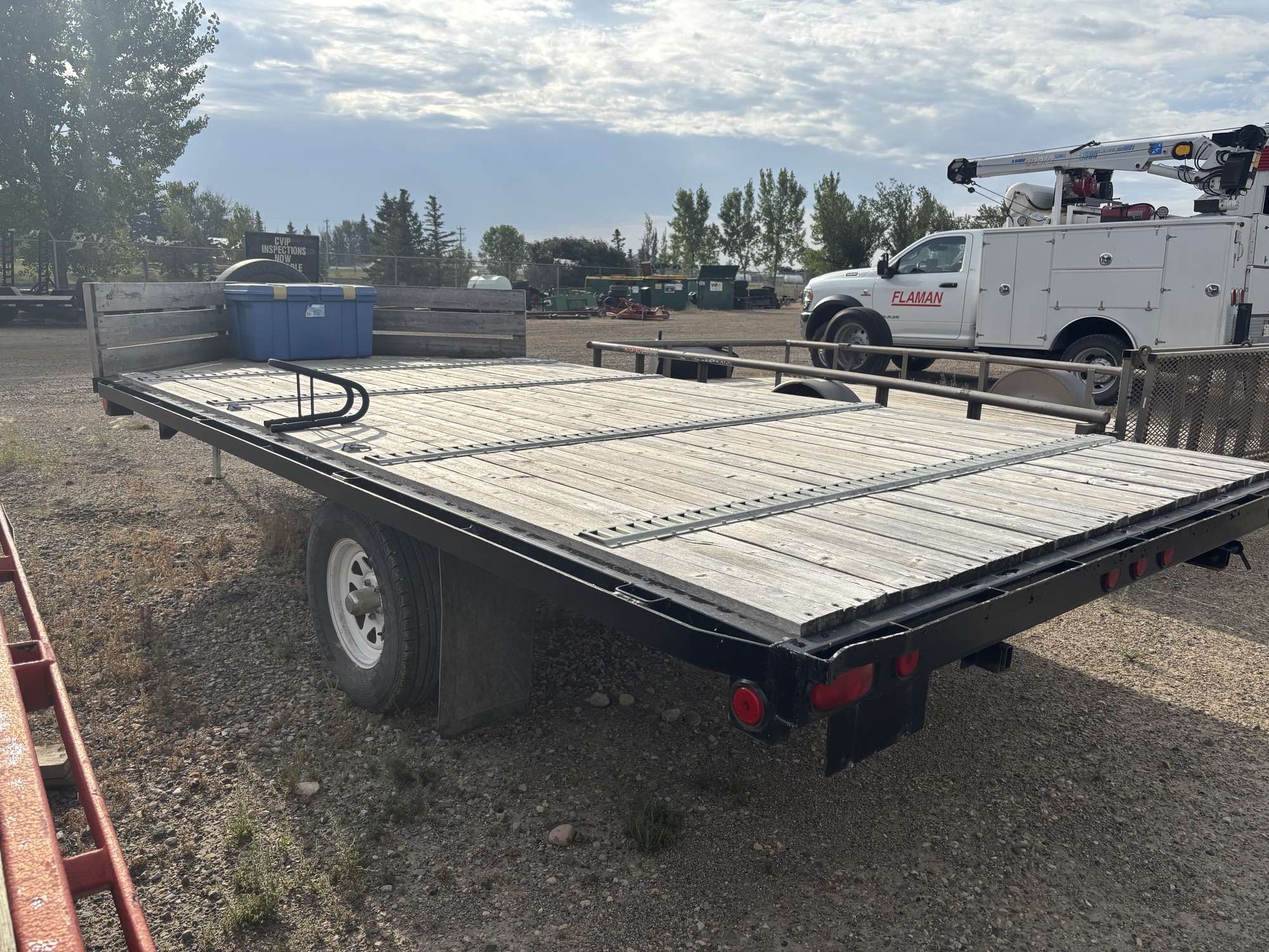 Used 2003 Trailtech 14' Sled Trailer