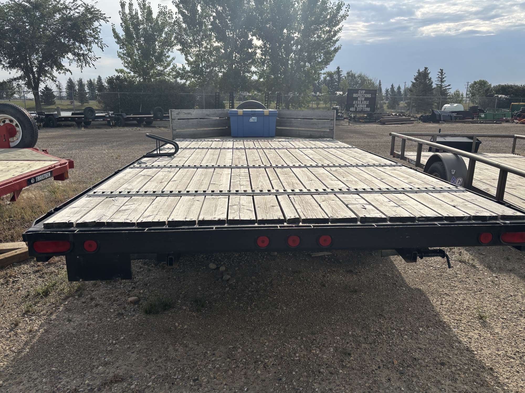 Used 2003 Trailtech 14' Sled Trailer