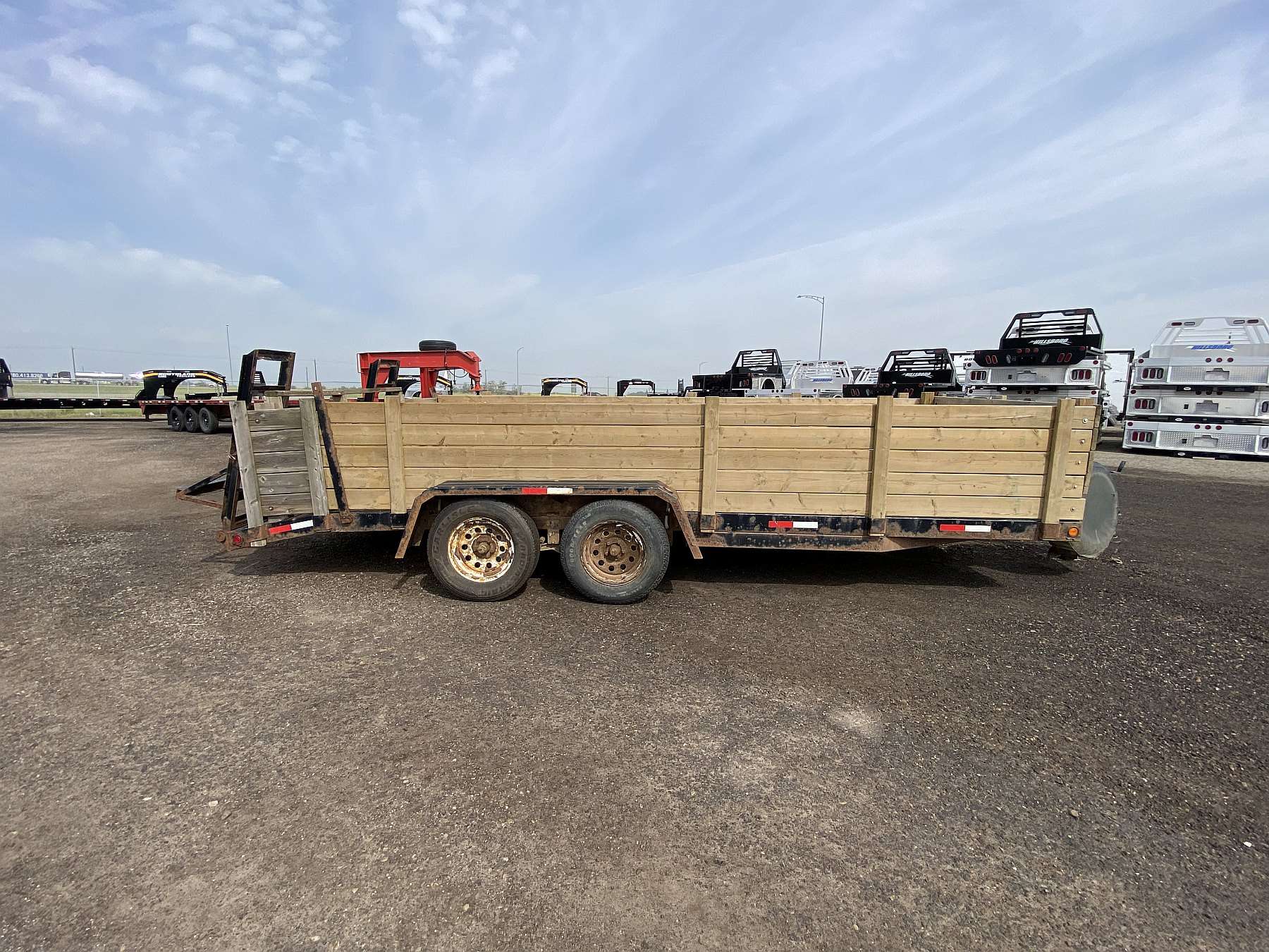 Used 2009 18' Lowboy Trailer