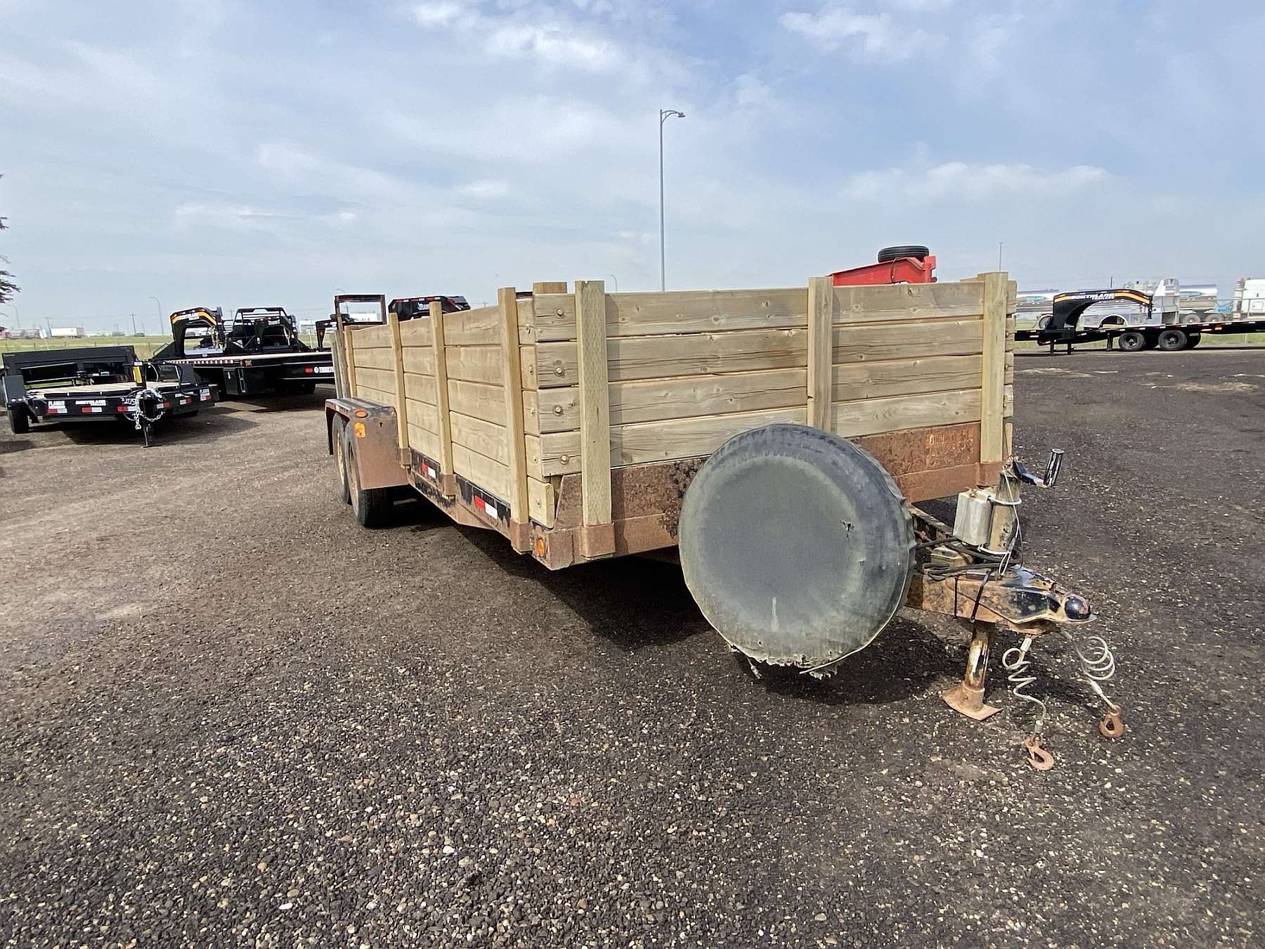 Used 2009 18' Lowboy Trailer