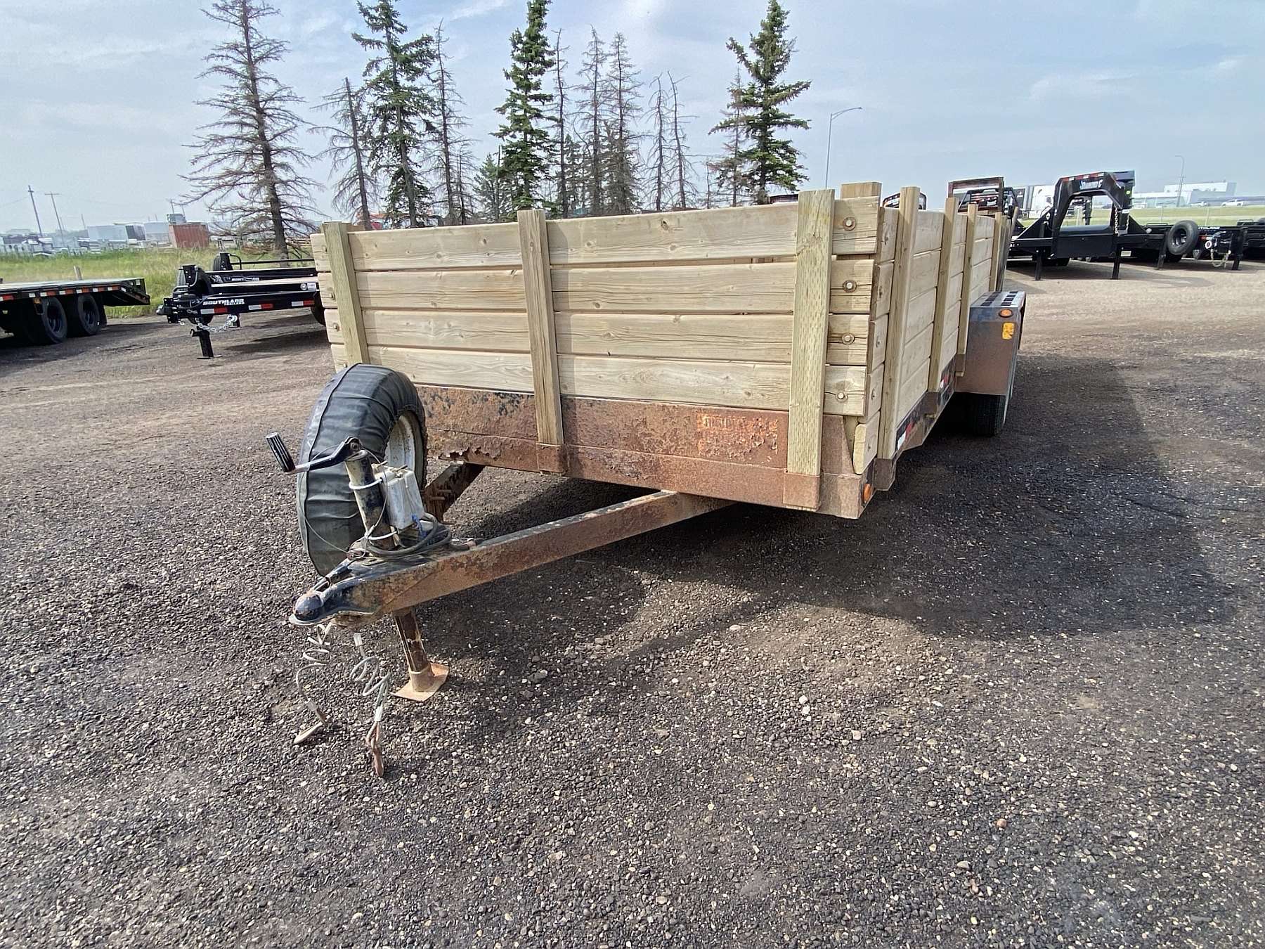 Used 2009 18' Lowboy Trailer