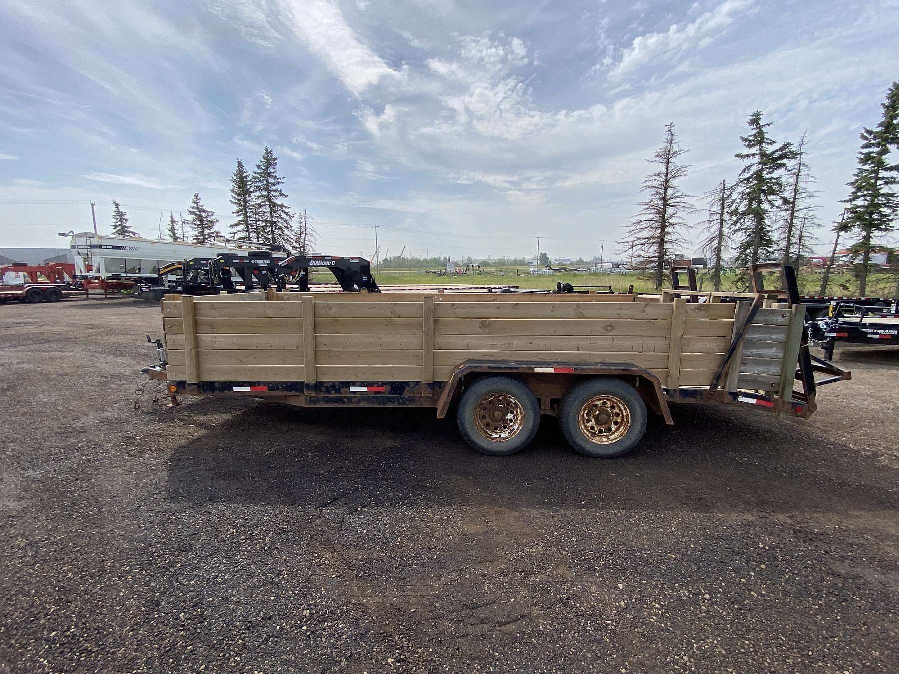 Used 2009 18' Lowboy Trailer