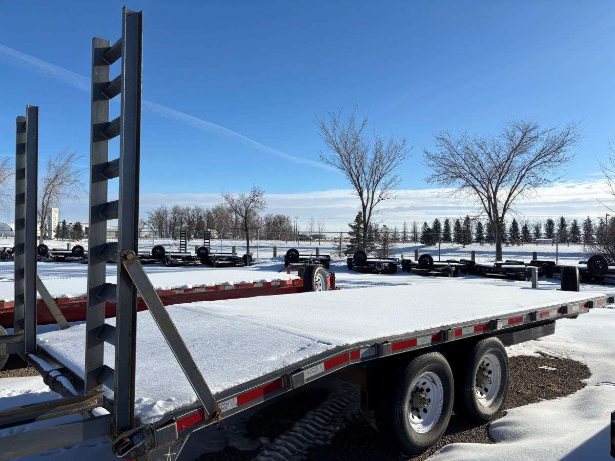 Used 2010 Abu 16'+4' Highboy Flat Deck Trailer