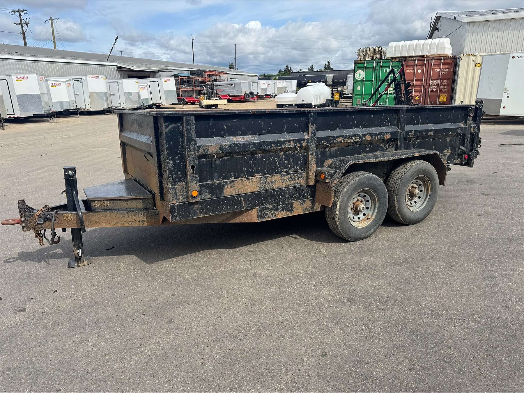 Used 2010 Pace American 7'x14' Dump Trailer