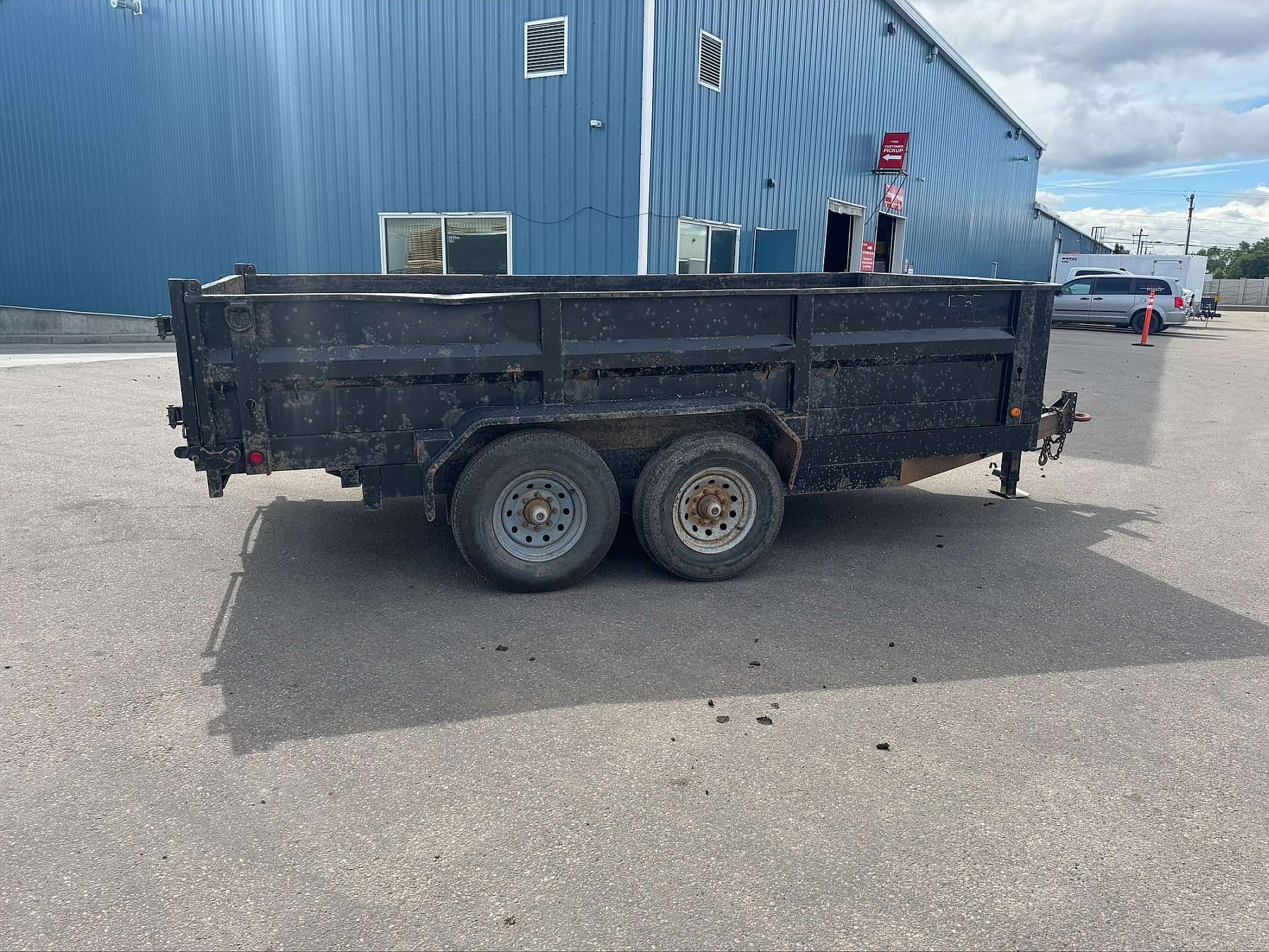 Used 2010 Pace American 7'x14' Dump Trailer