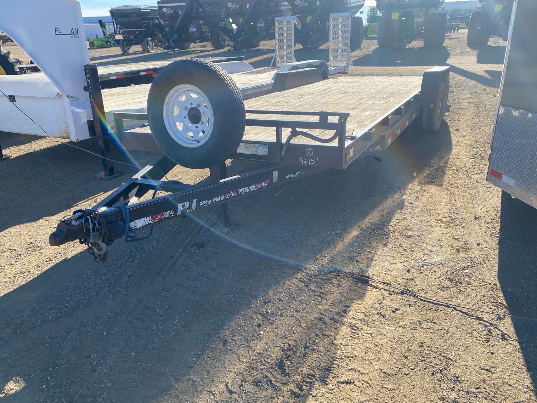 Used 2010 PJ 8'6" x 24' Flat Deck