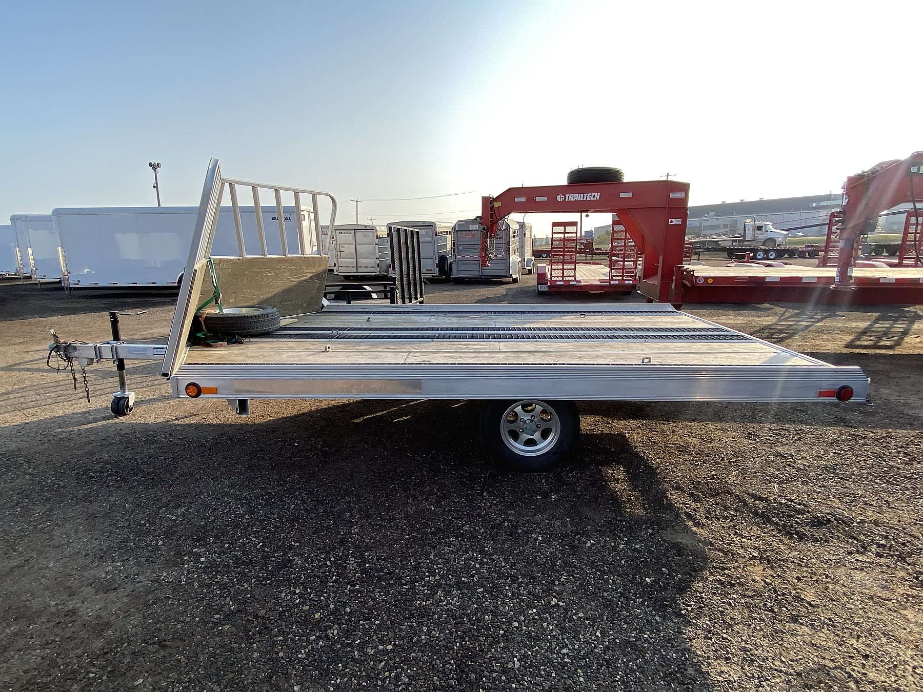 Used 2011 Aluma 12' Sled Trailer