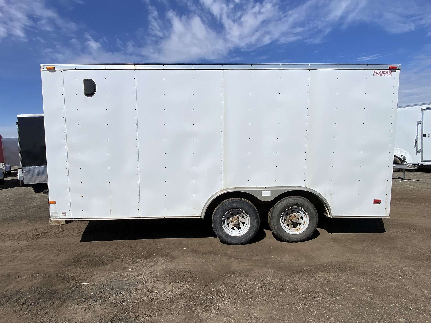 Used 2012 Wells Cargo 8.5'x16' Enclosed Cargo Trailer