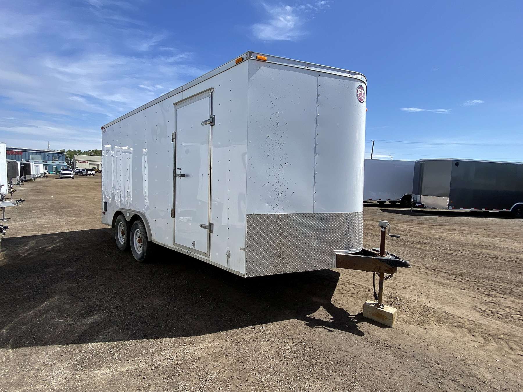 Used 2012 Wells Cargo 8.5'x16' Enclosed Cargo Trailer