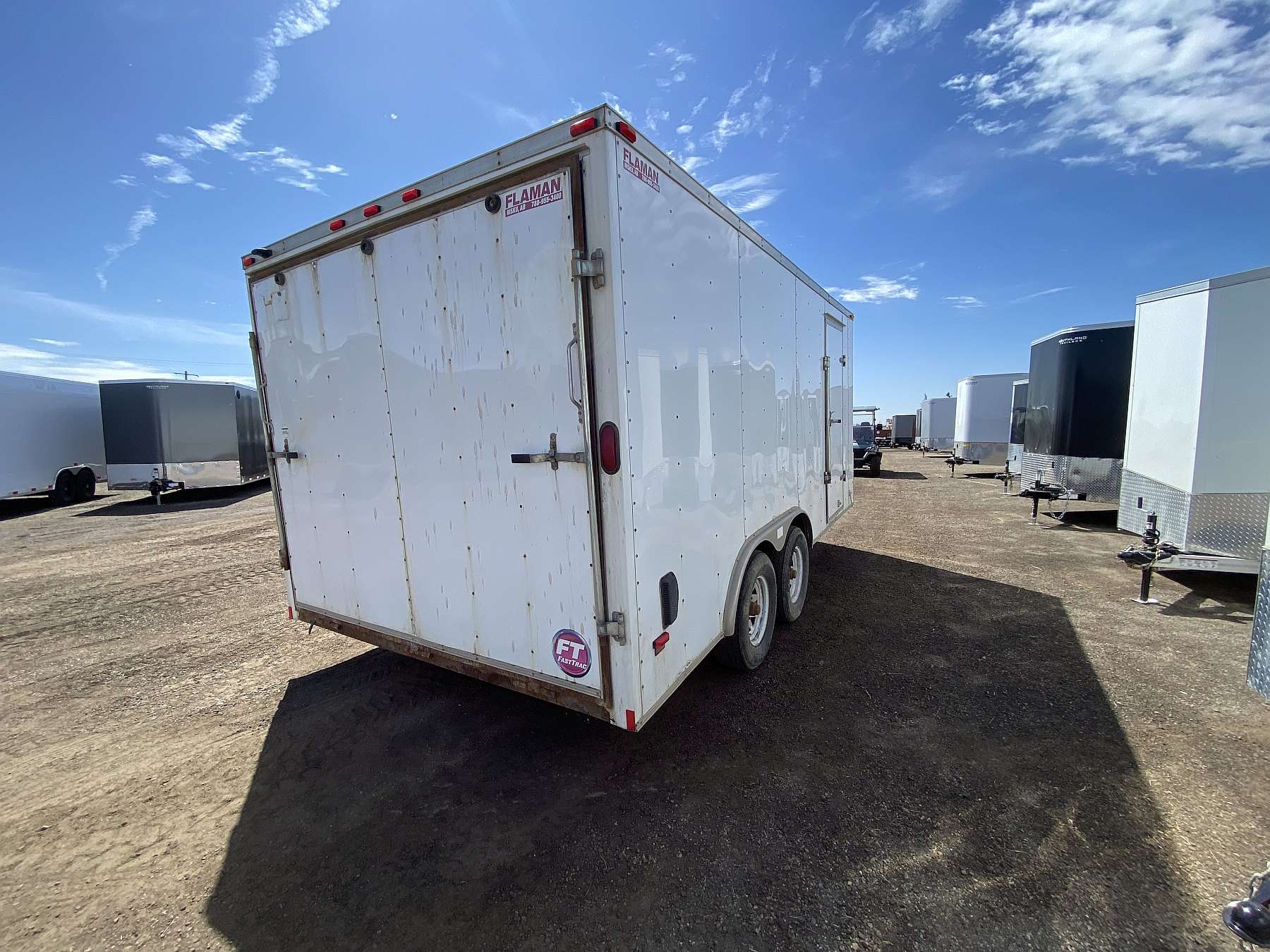 Used 2012 Wells Cargo 8.5'x16' Enclosed Cargo Trailer