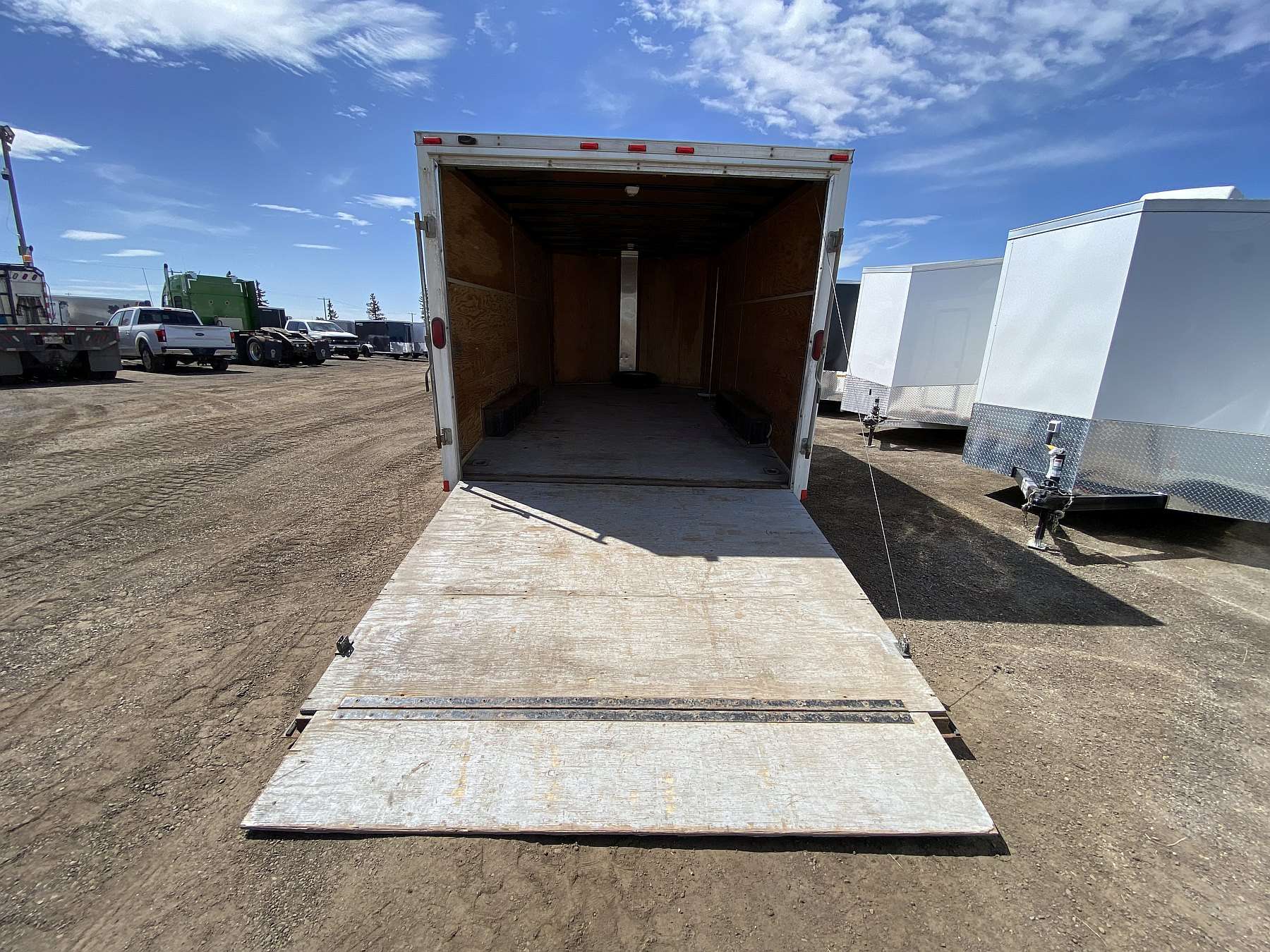 Used 2012 Wells Cargo 8.5'x16' Enclosed Cargo Trailer