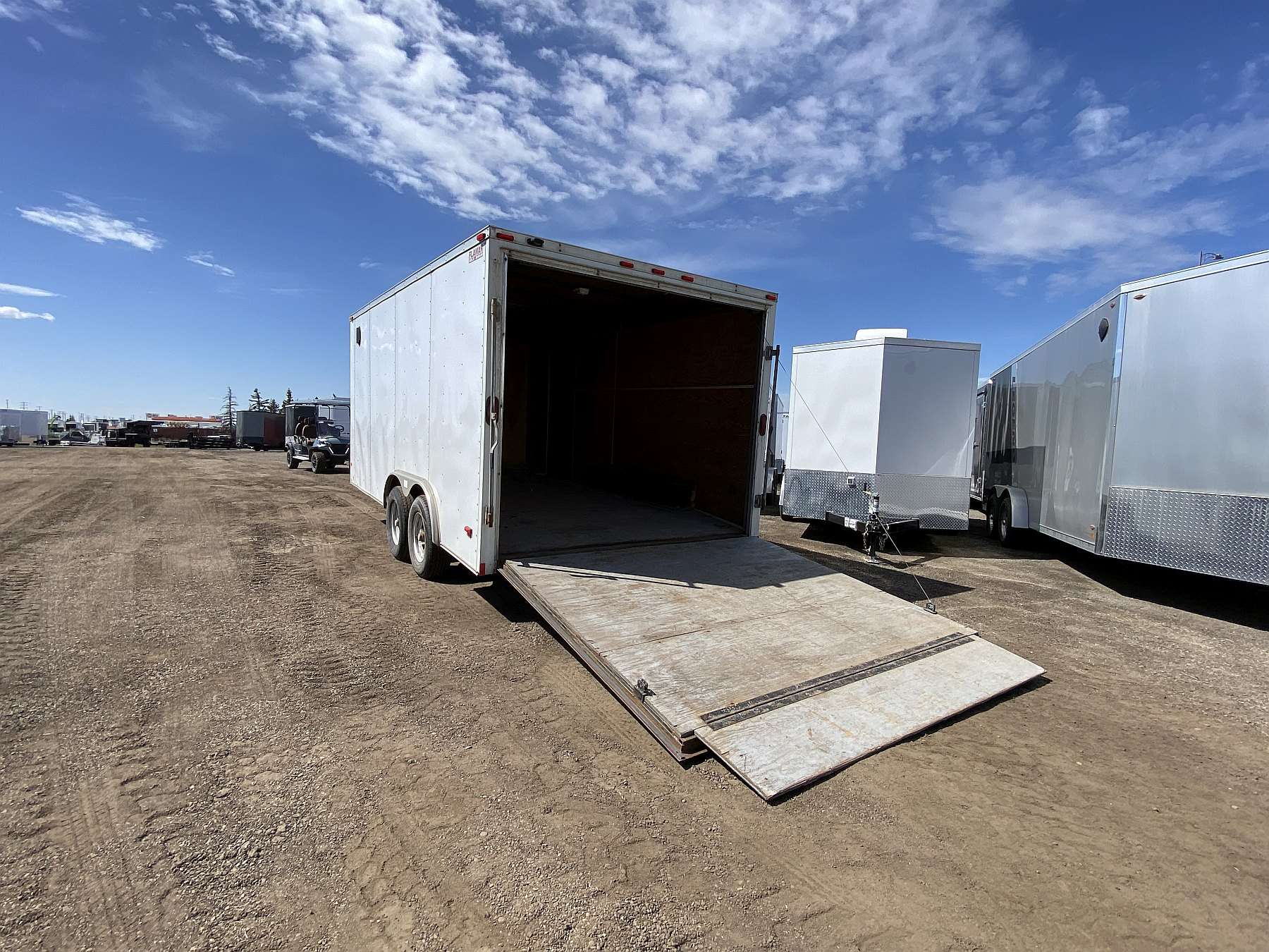 Used 2012 Wells Cargo 8.5'x16' Enclosed Cargo Trailer