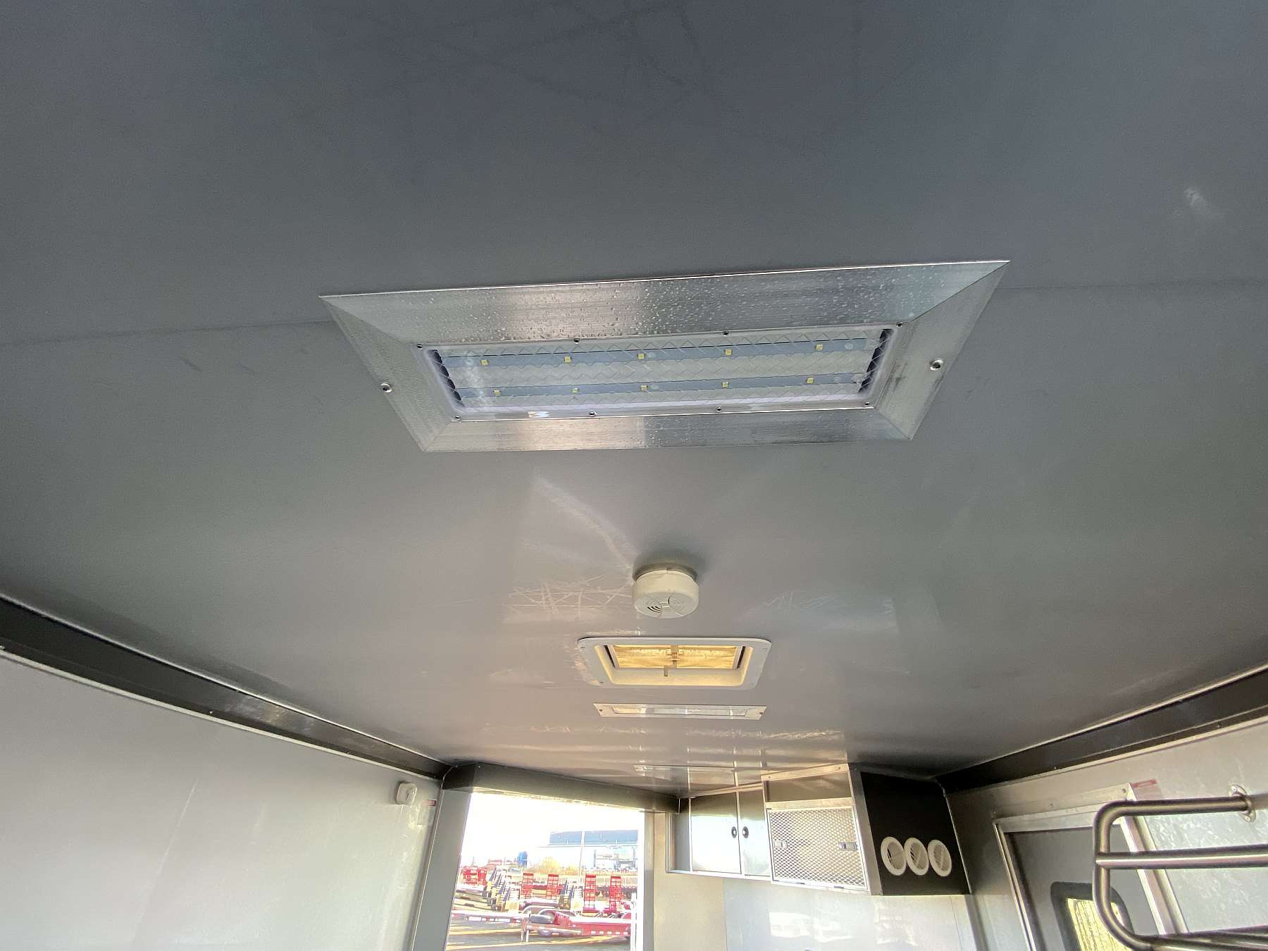 Used 2014 ATC 8.5'x16' Aluminum Enclosed Sled Trailer