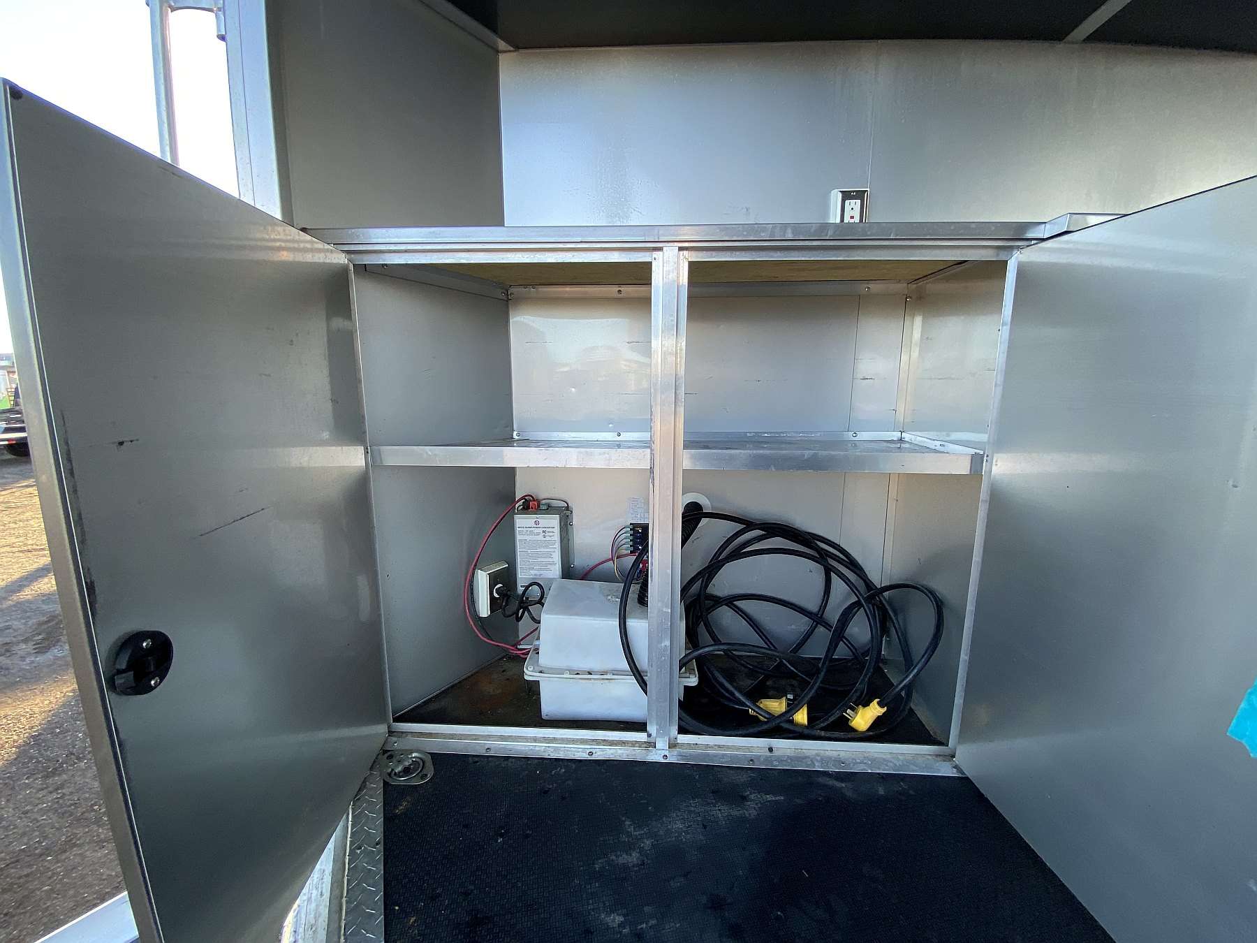 Used 2014 ATC 8.5'x16' Aluminum Enclosed Sled Trailer