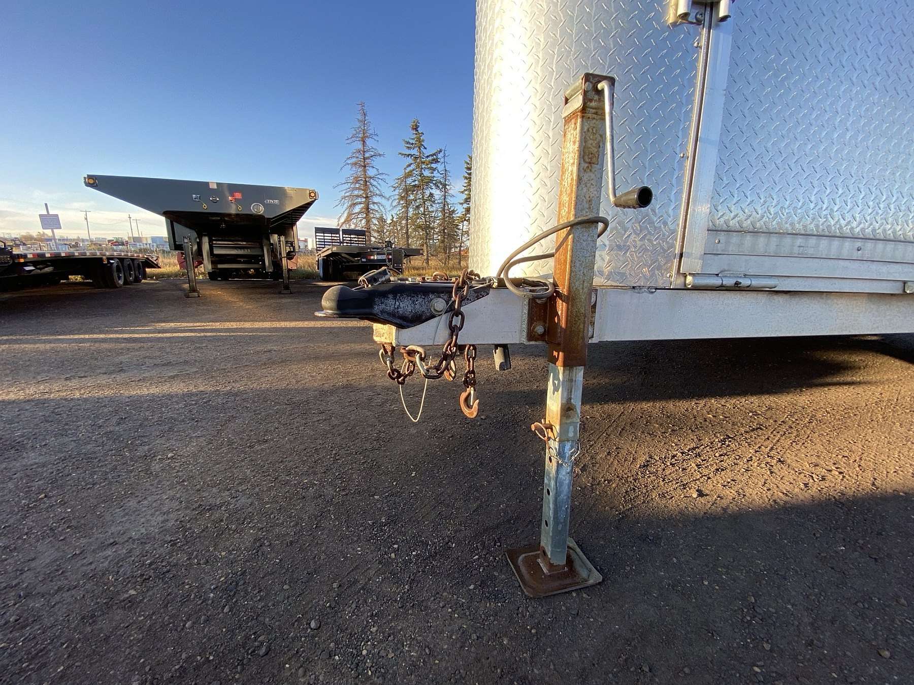 Used 2014 ATC 8.5'x16' Aluminum Enclosed Sled Trailer