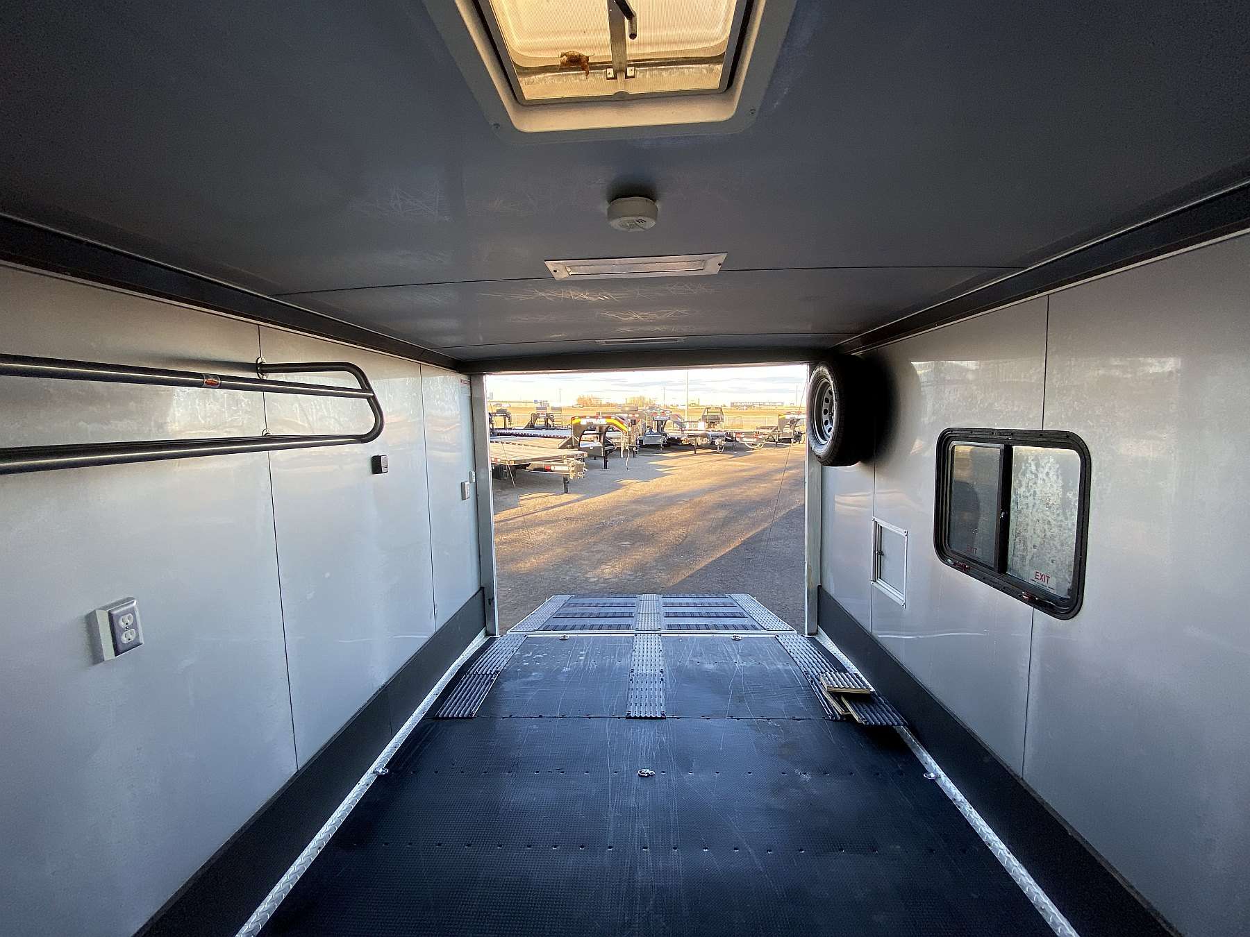 Used 2014 ATC 8.5'x16' Aluminum Enclosed Sled Trailer