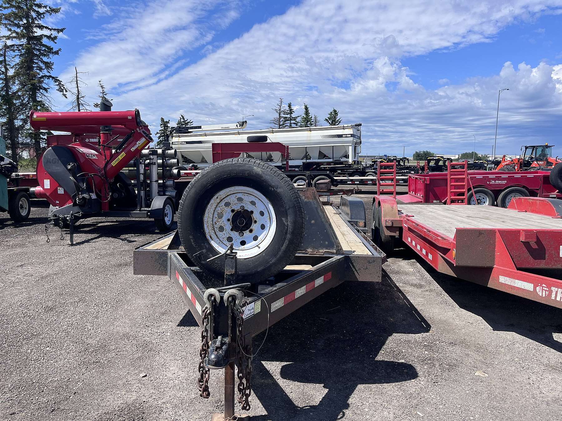 Used 2014 Trailtech L270- 20' Flat Deck Trailer