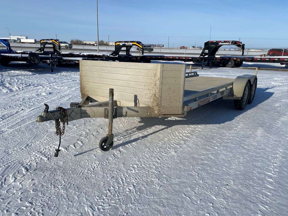 Used 2015 Aluma 18' Aluminum Lowboy Trailer